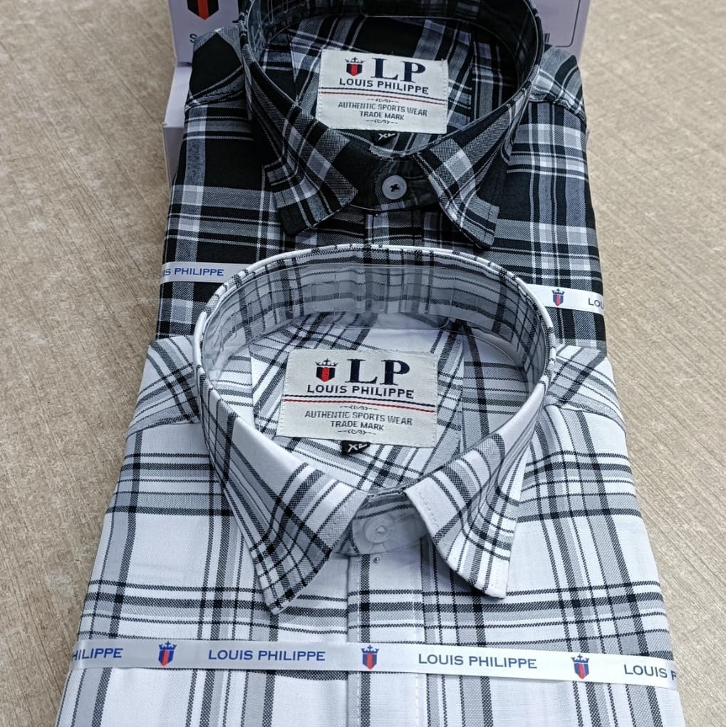 Men's Shirts Oxford check