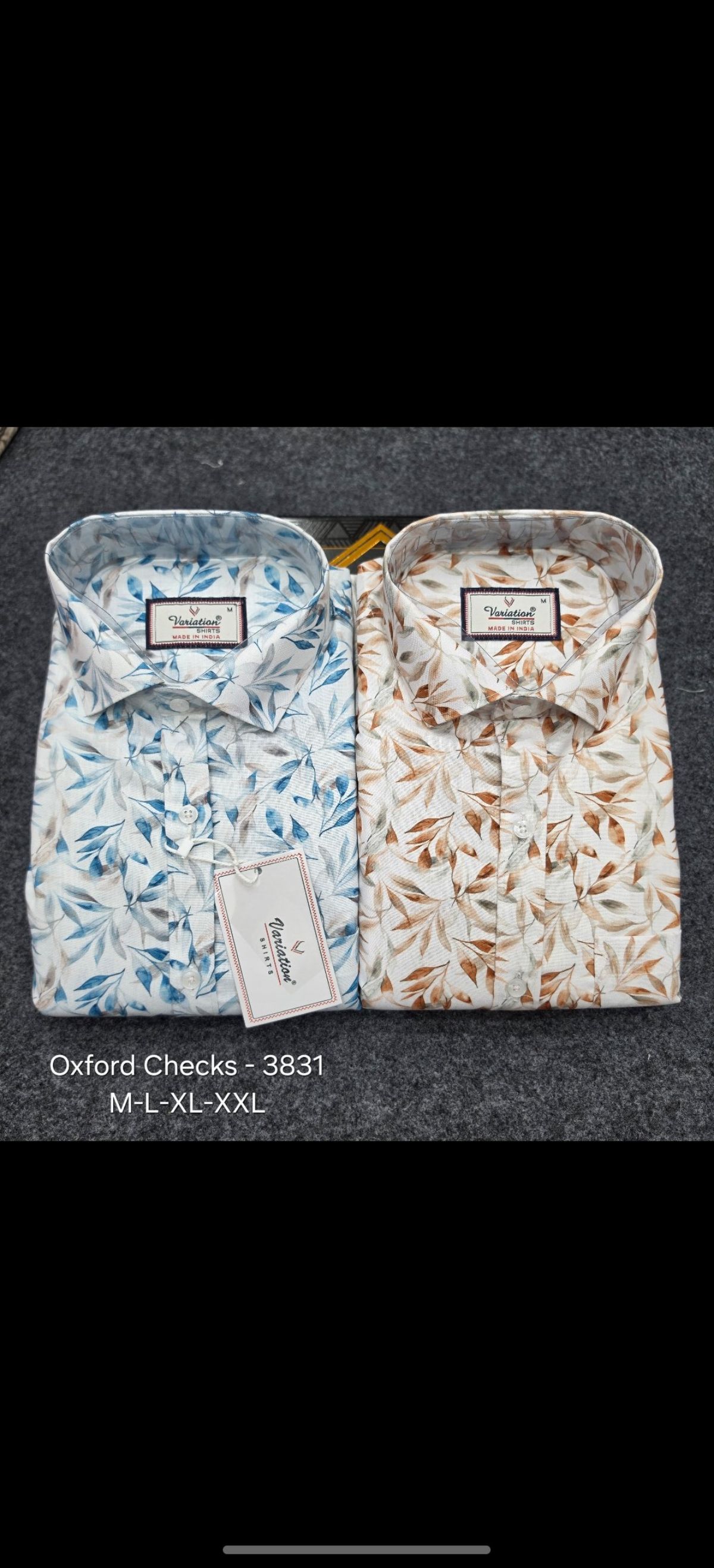 Variation Men's Shirts- 3831 (M-XL)