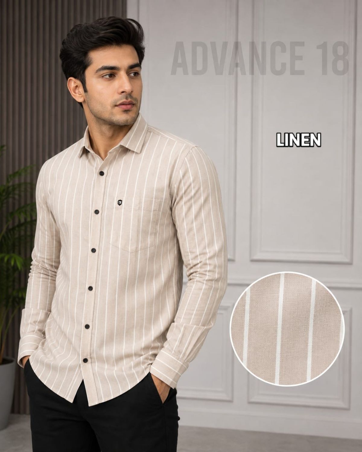 Men's Linen Linning 1 Shirts
