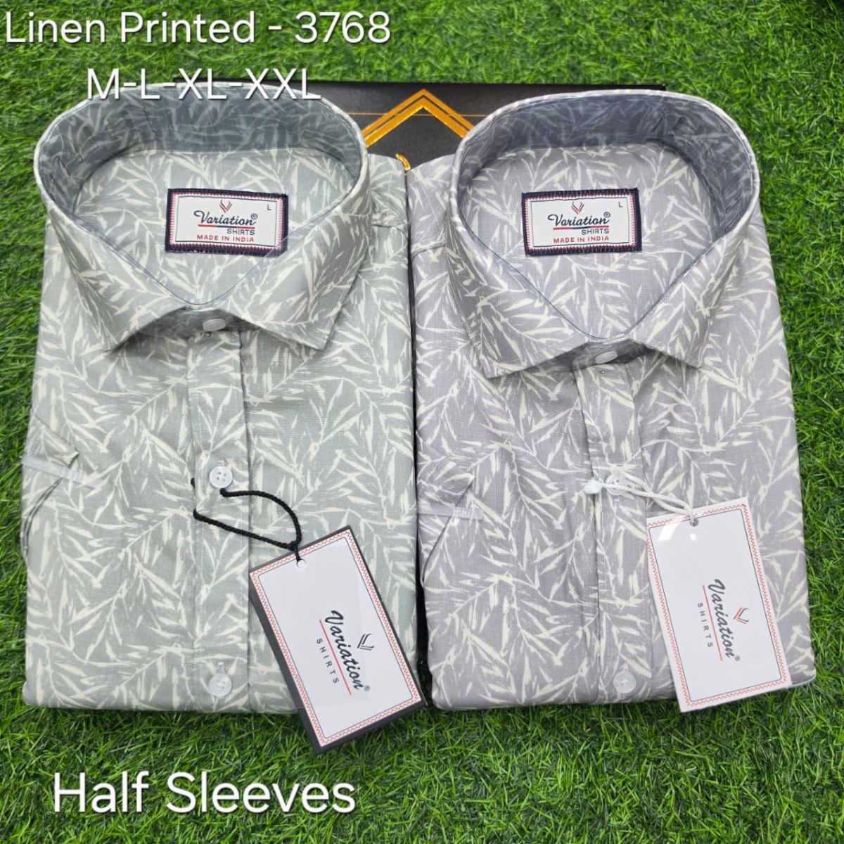 Variation Linen Printed Men's Shirts- 3768