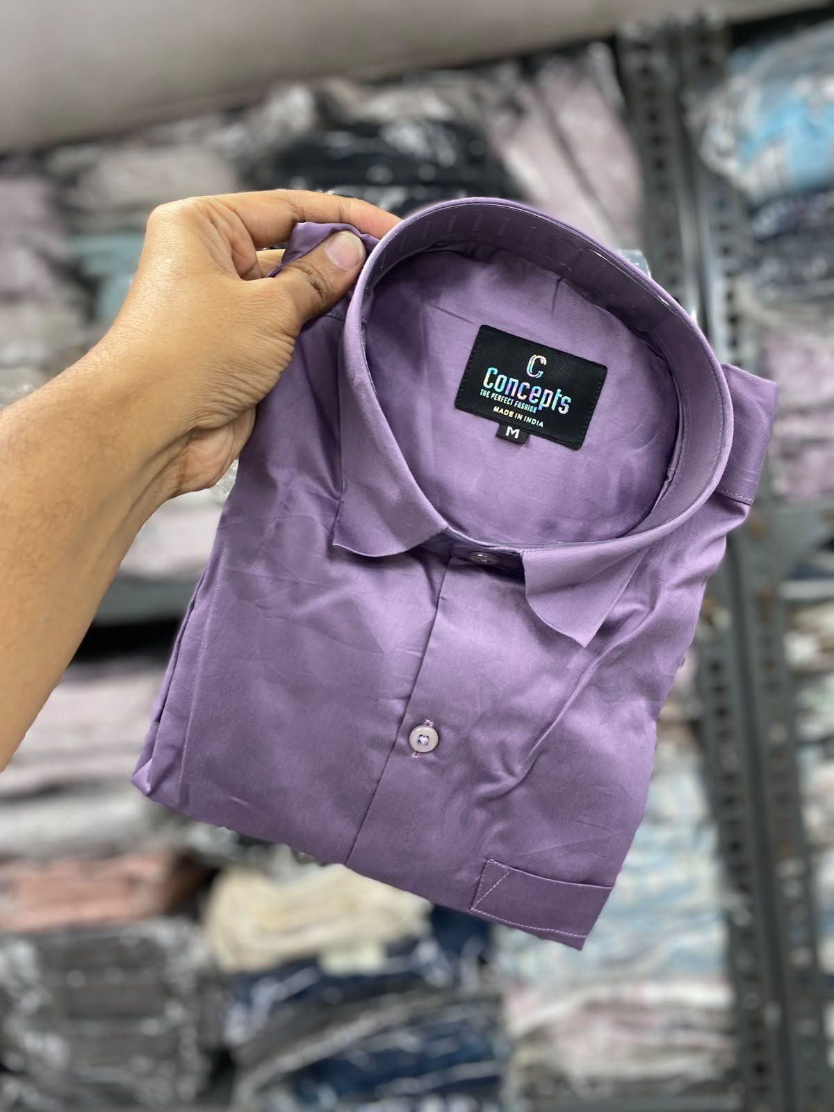 Concepts Men's Partywear Satin Full Sleeve Shirts