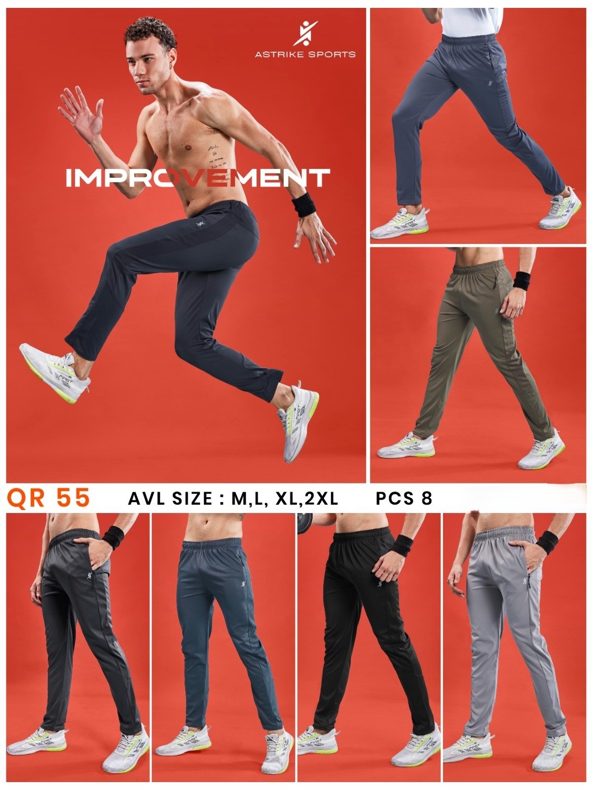 Men's Trackpants- QR-55