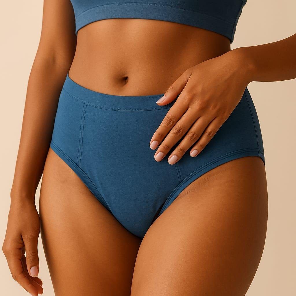 Teusy Women Leak Proof Bamboo Period Panty Set