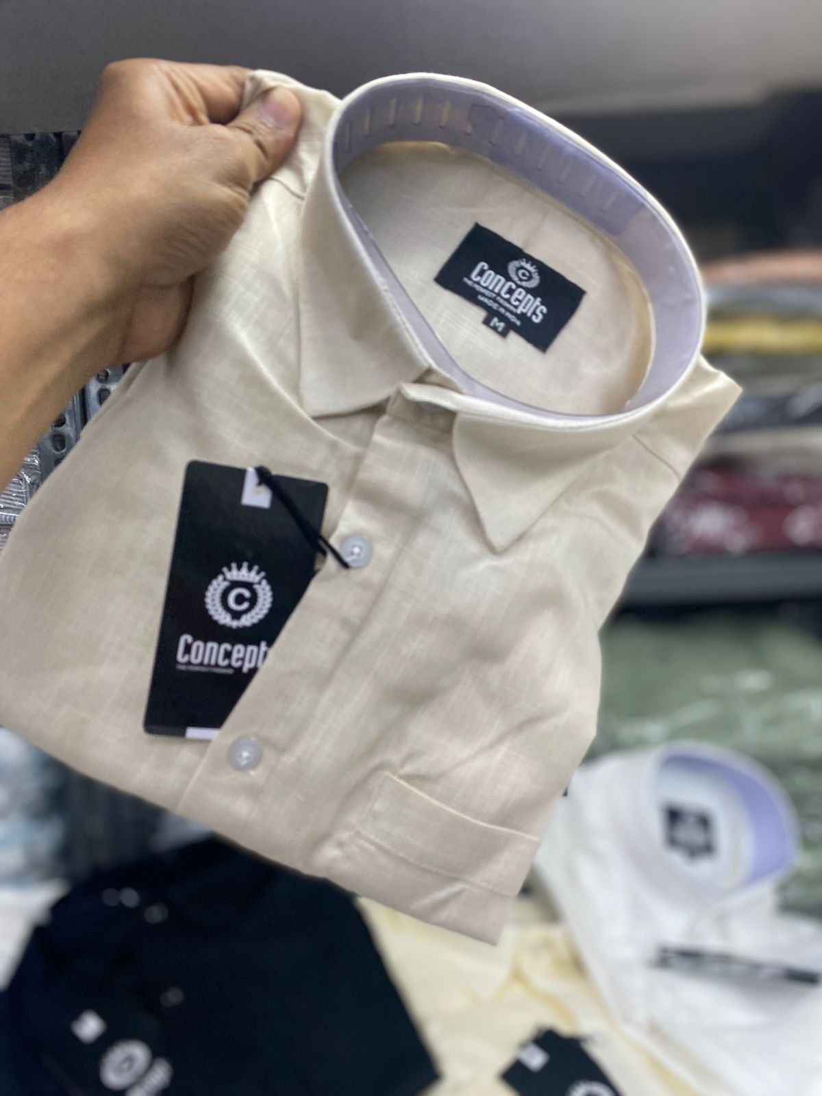 Concepts Men's Shirts Cotton Linen