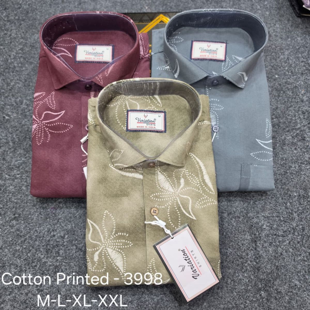 Variation Men's Shirts- 3998