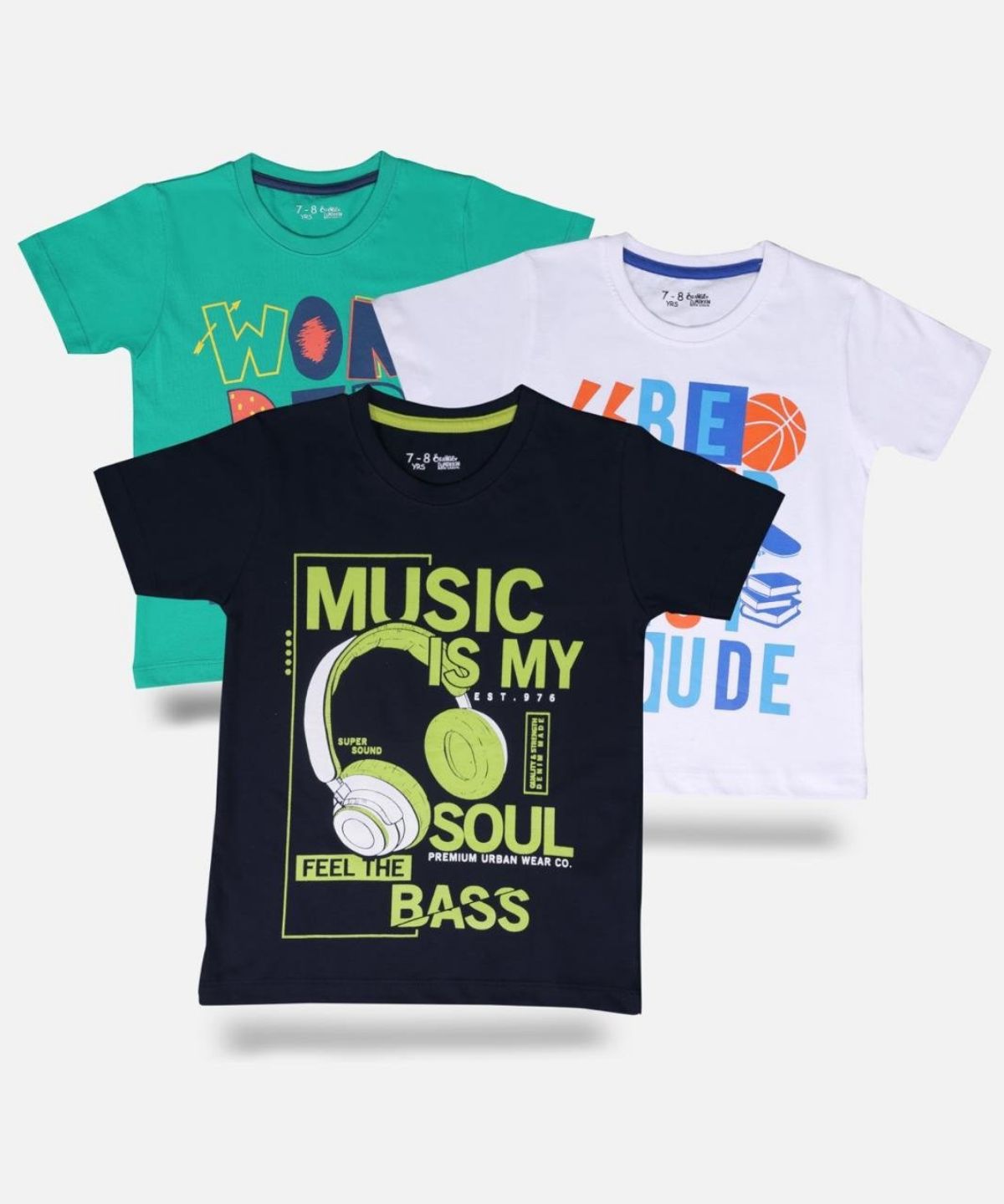 Kids Girls T-shirts Set- 2002-1 (22-26)