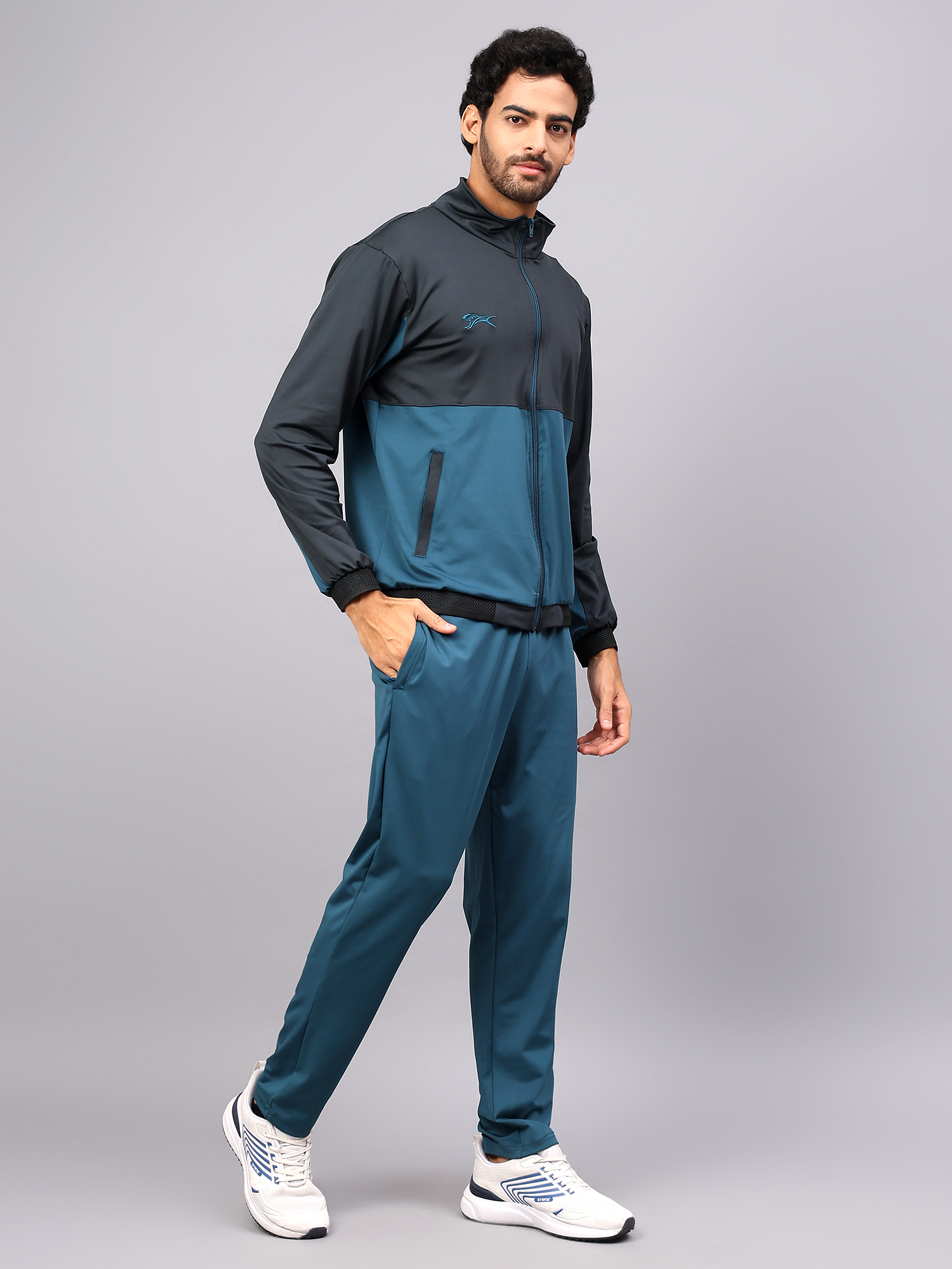 Men's Tracksuit  SNTSW107M
-Air Force/D.Grey-3XL