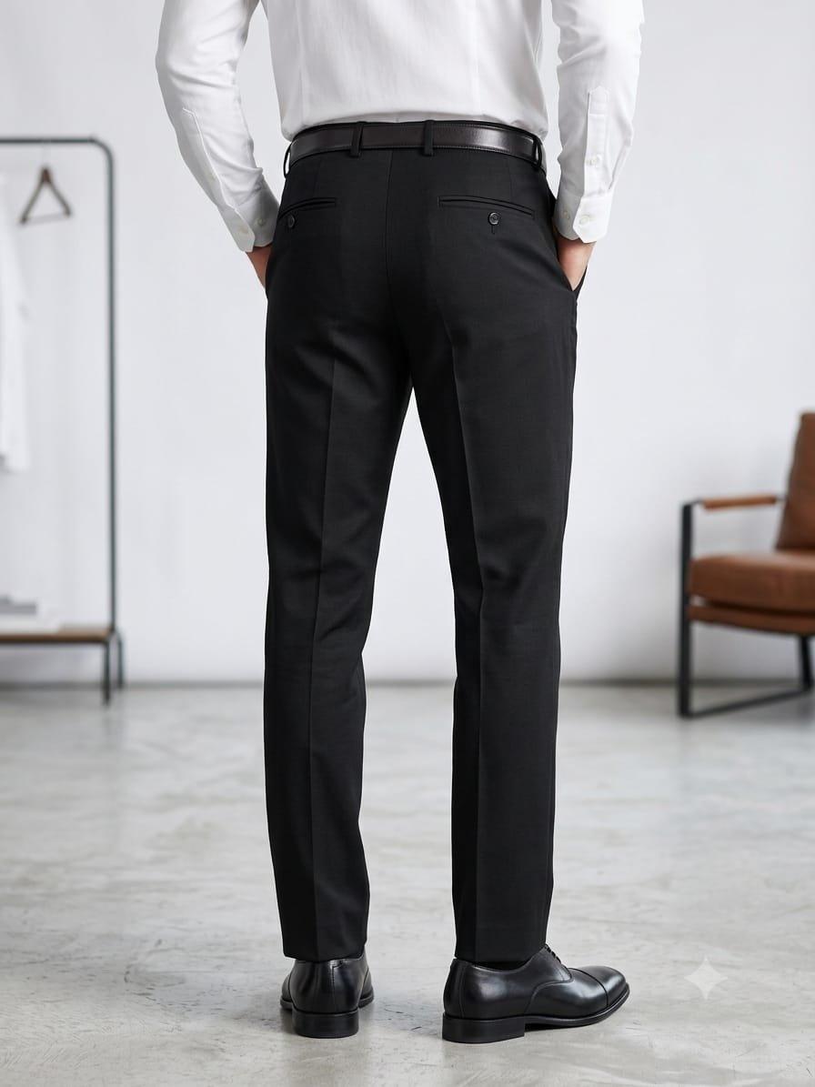 Updry Narrow Barbie Men's Formal pants -Black