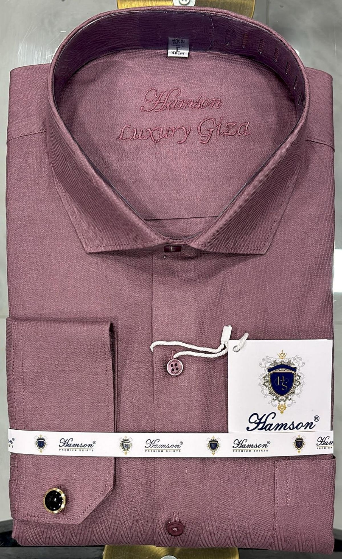 Hamson Italian Giza Cotton Designer Shirts for Men's