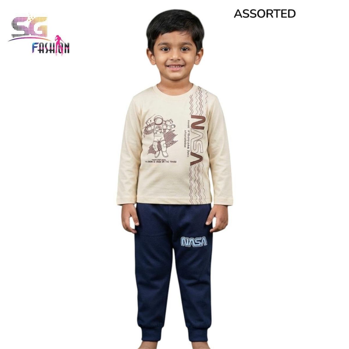 SG Fashion Boys Top Bottom Set
