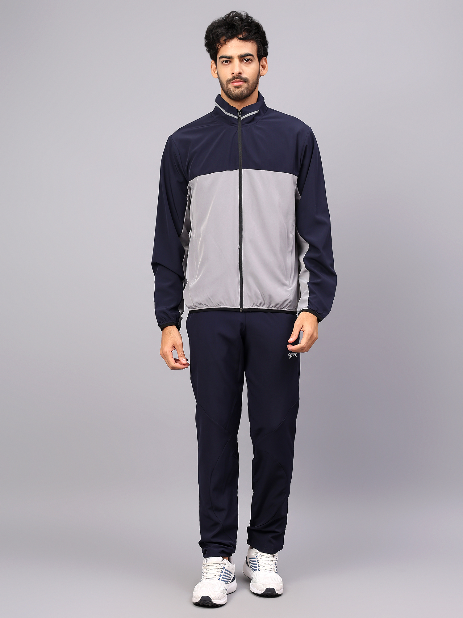 Men's Tracksuit  SNTSW103M-Navy/Light Grey-3XL