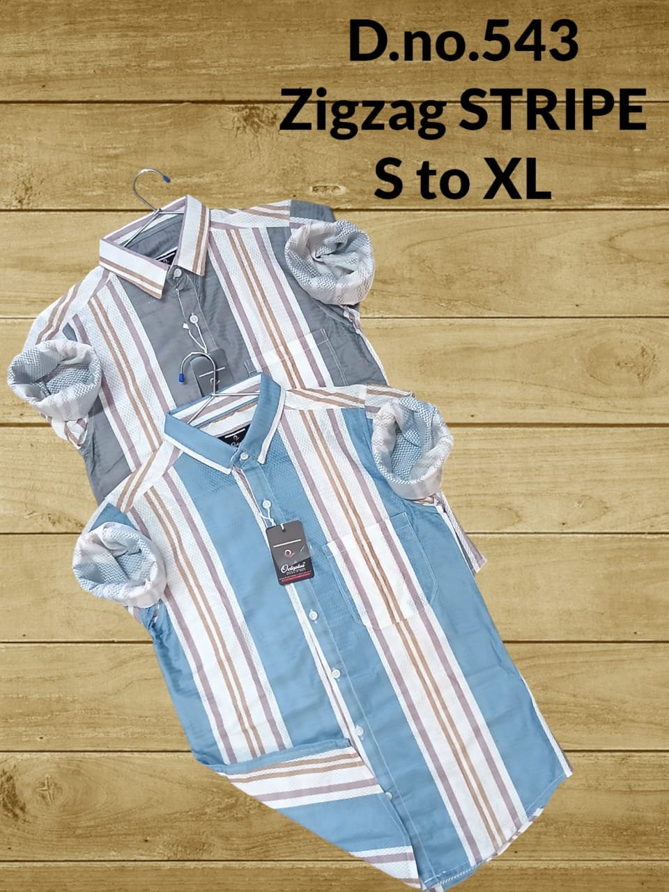 Octoplus Premium Dobby Stripe shirt for men