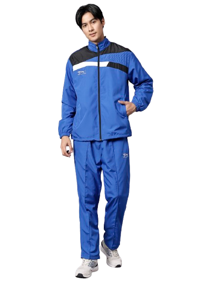 Men's Tracksuit  494A-Royal/Black/White-S-TZ
