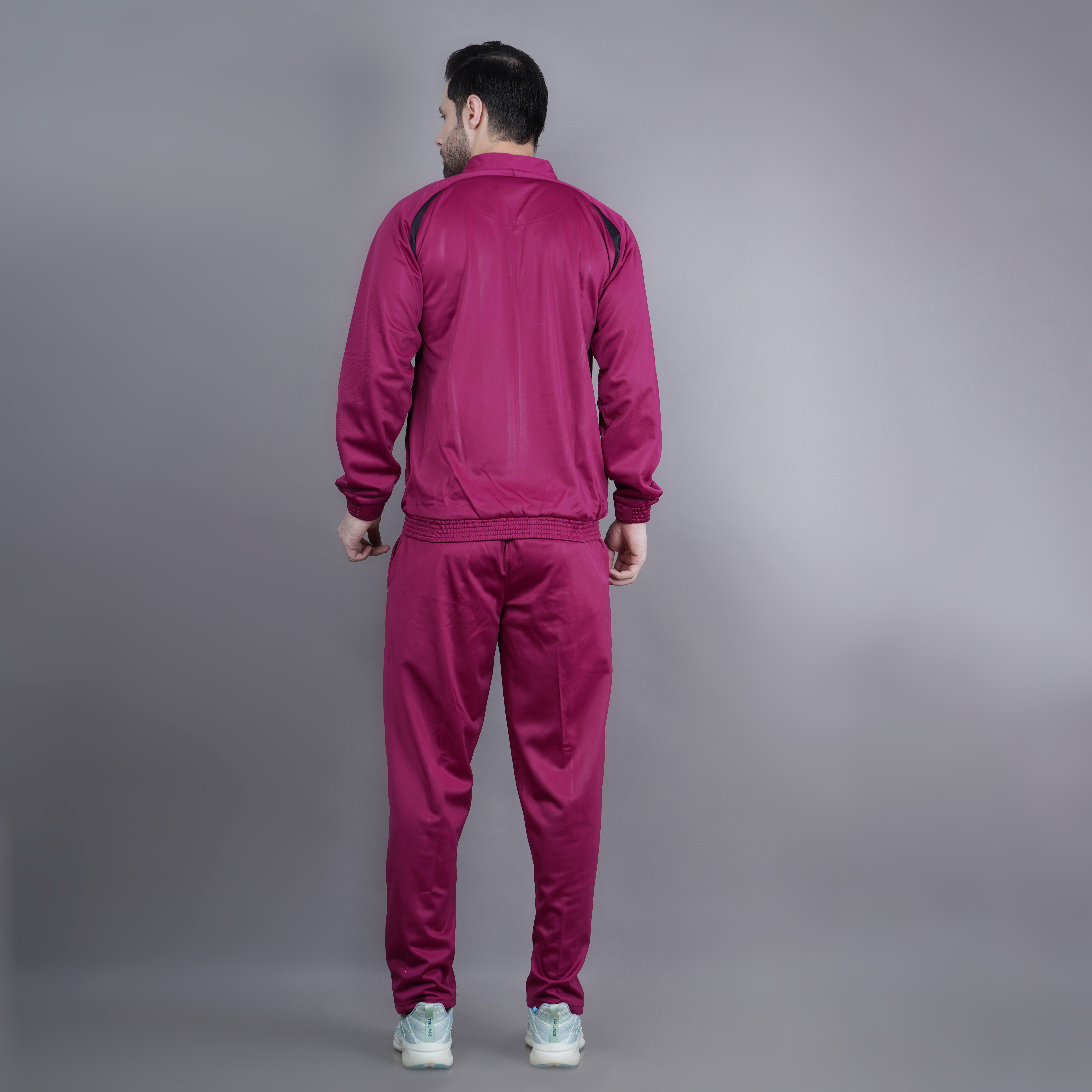 Men's Tracksuit  435A-TP-Rust/Black/White-L