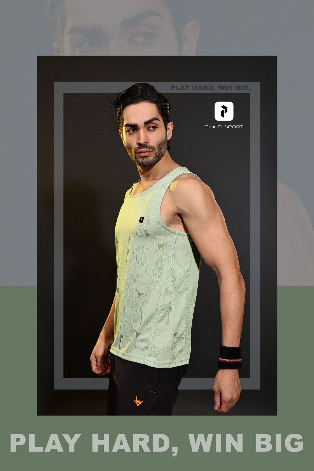 Men's Round Neck Neck Sleevesless T-shirts - D No K-58