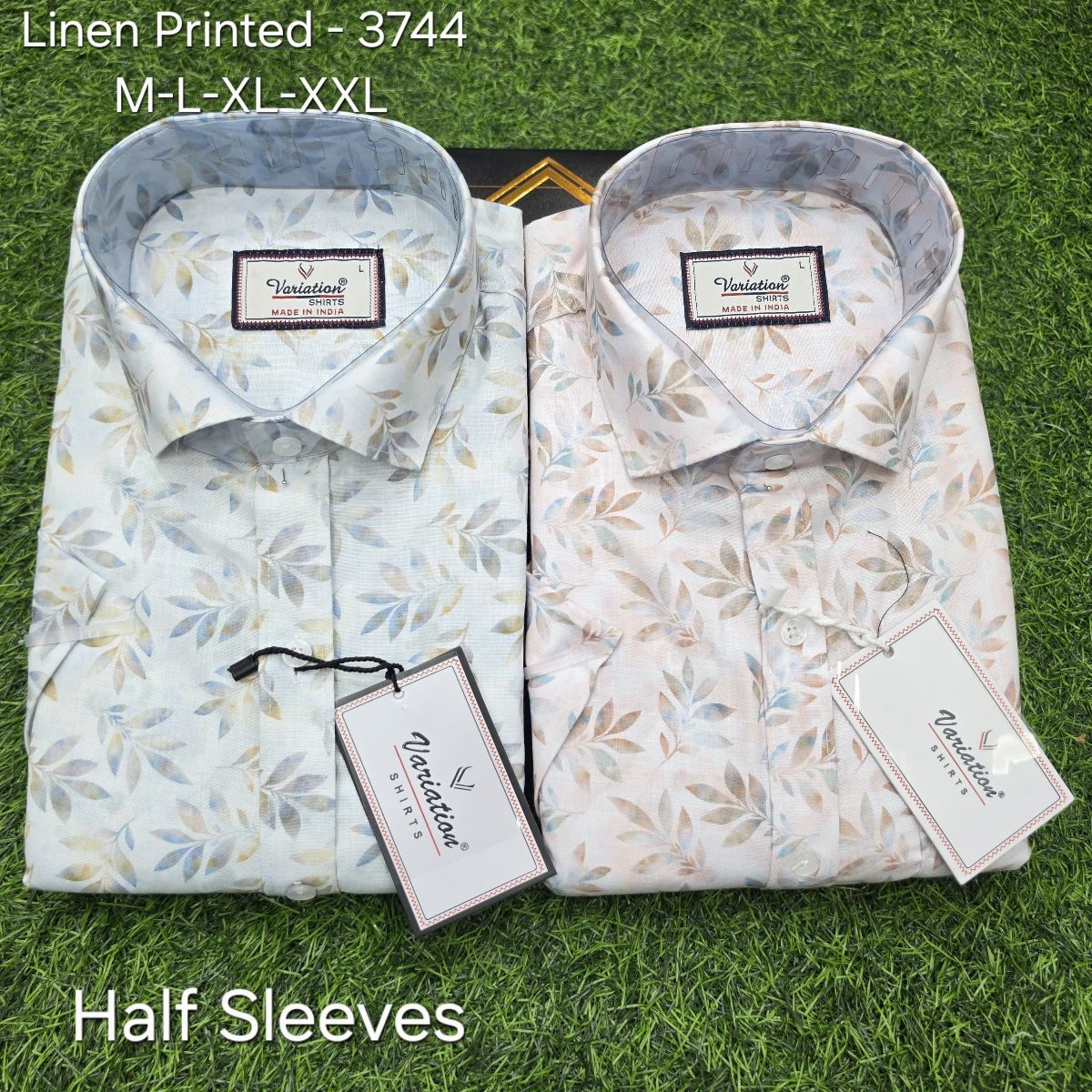 Variation Linen Printed Men's Shirts- 3744