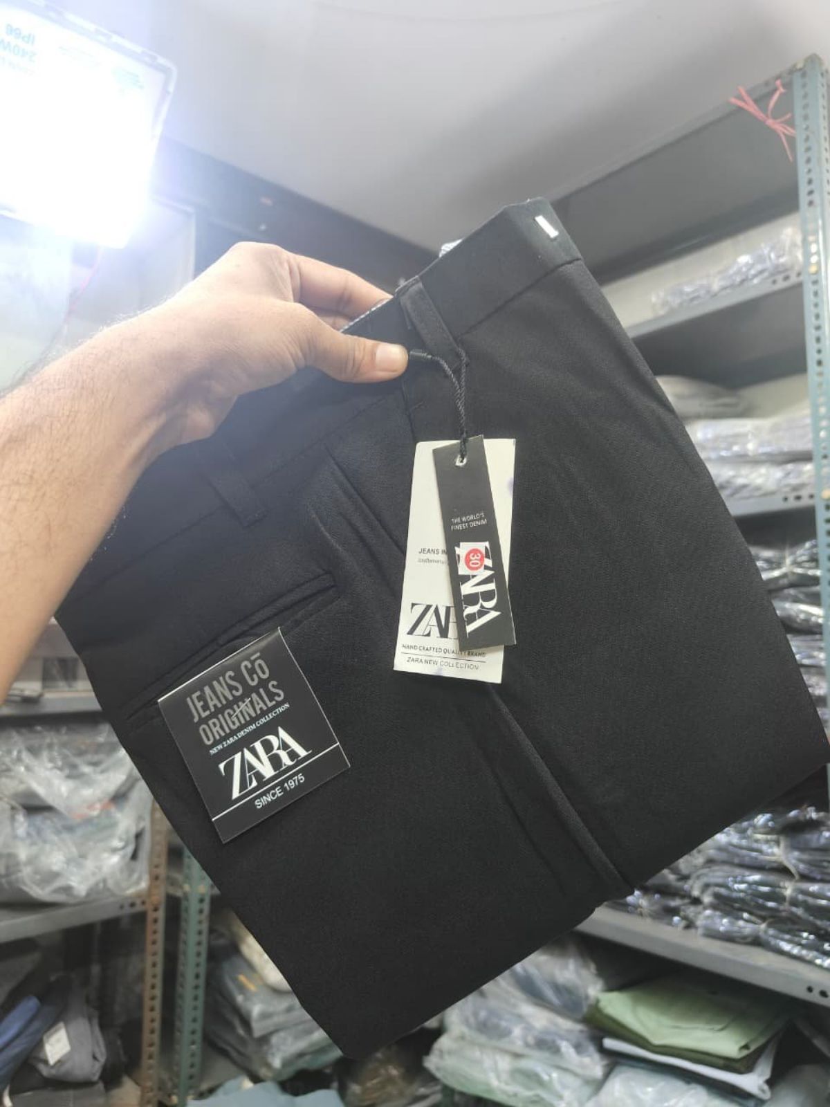 Shafin Men's Japanese Bootcut Pants- Black
