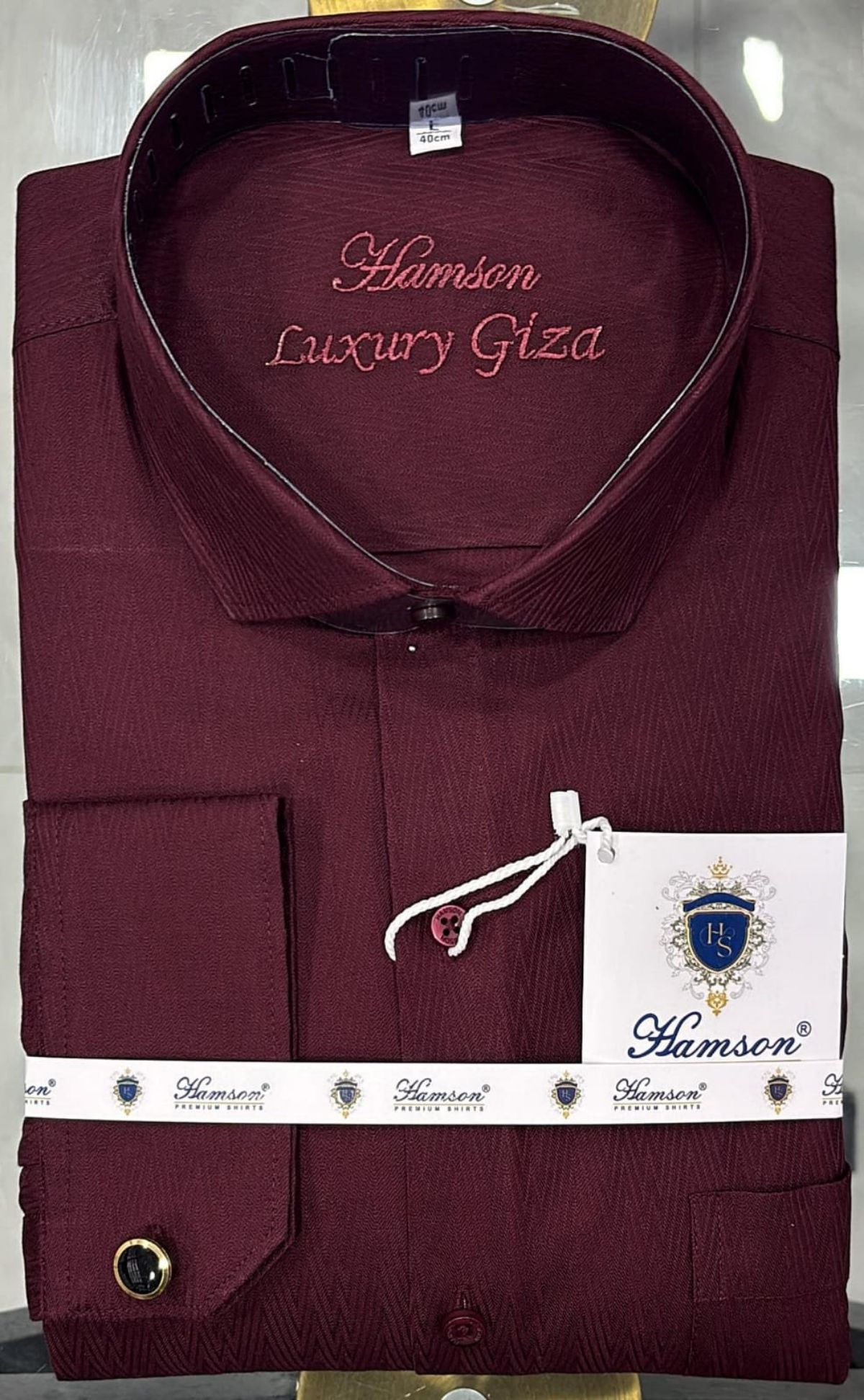 Hamson Italian Giza Cotton Designer Shirts for Men's