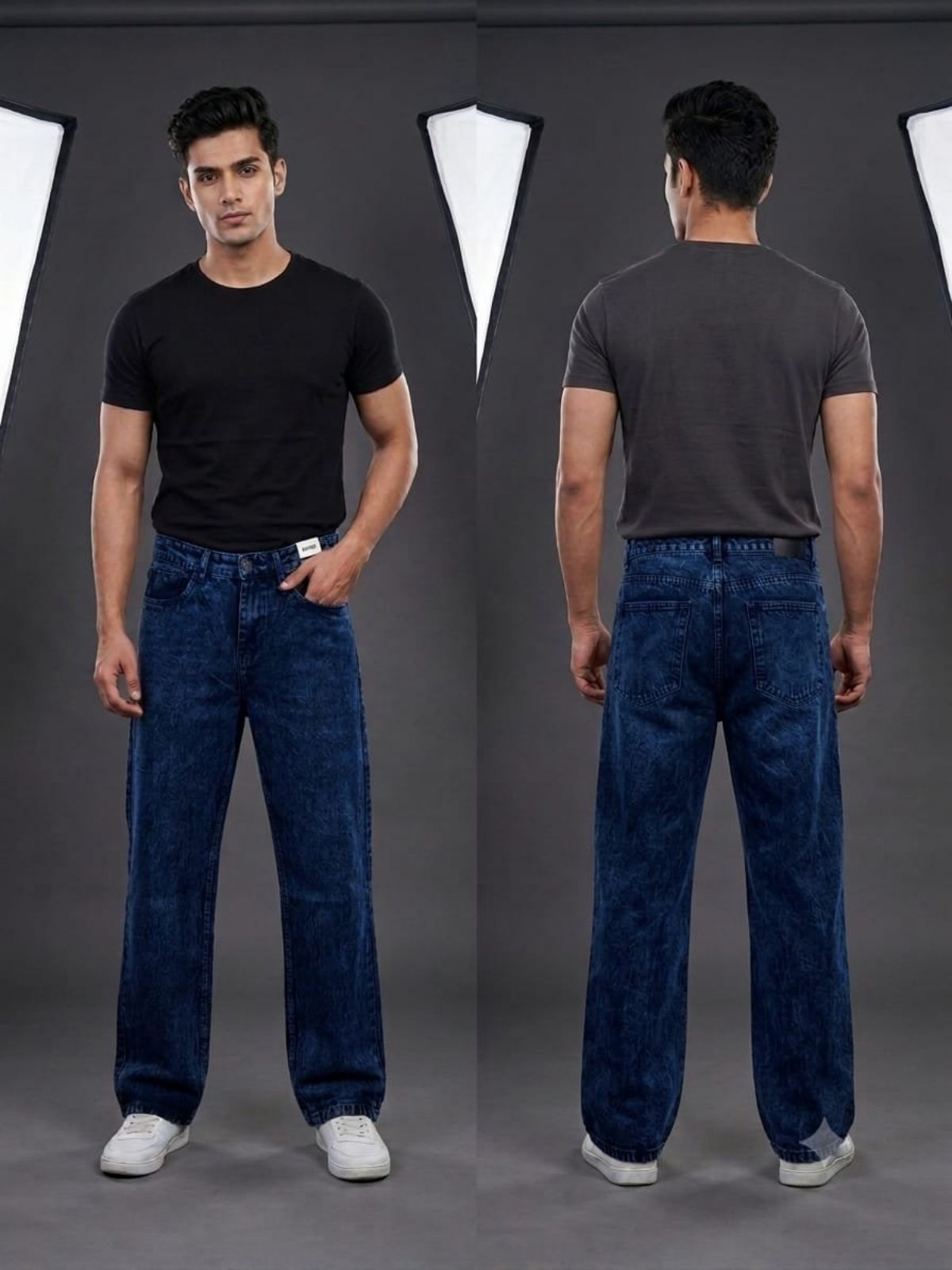 KRX Men's Denim Jeans  Non Lycra