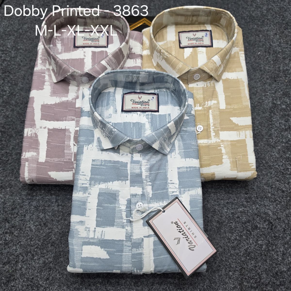 Variation Men's Shirts- 3858