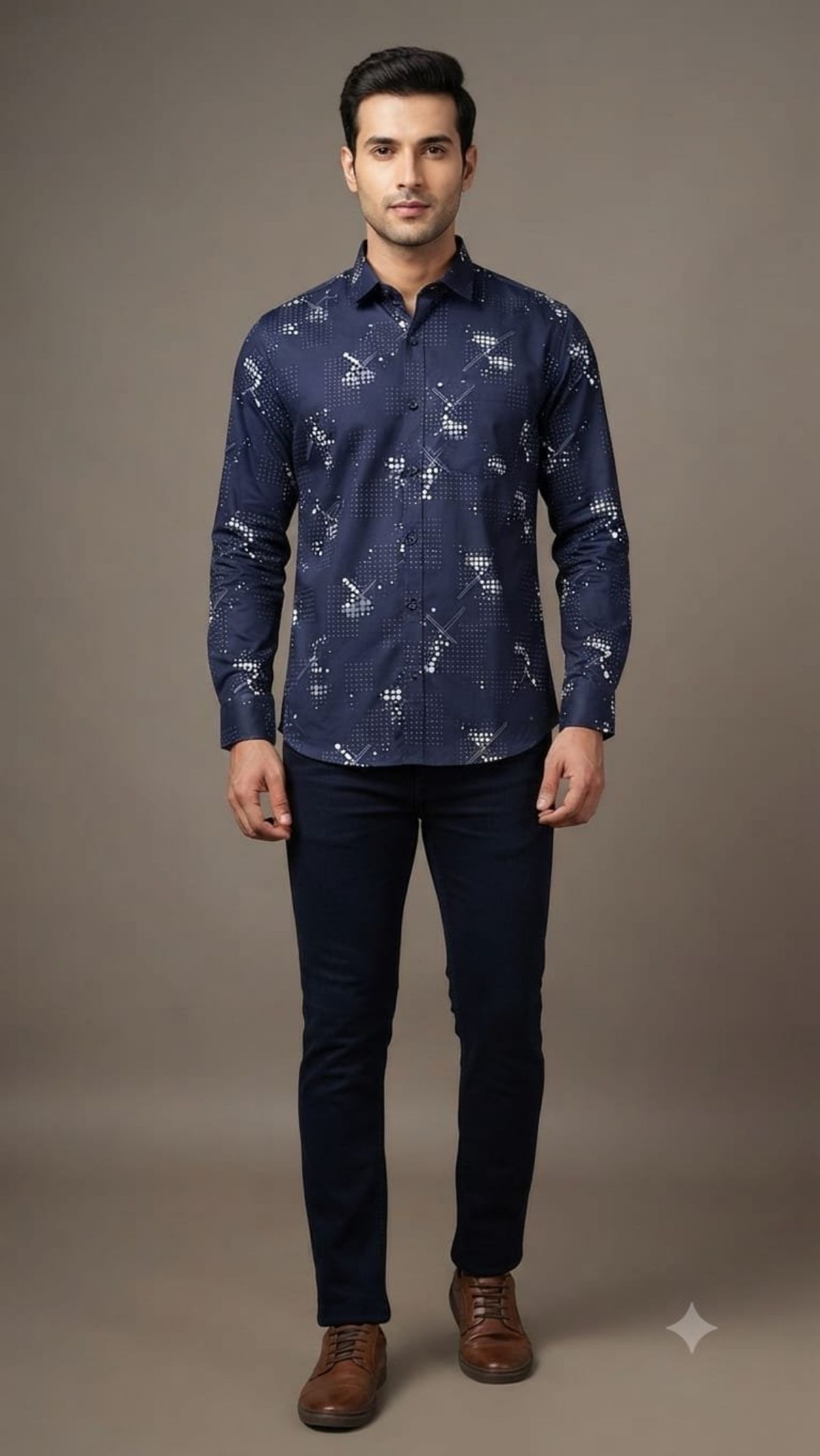 KRX Men's Cotton Poly Shirts Printed