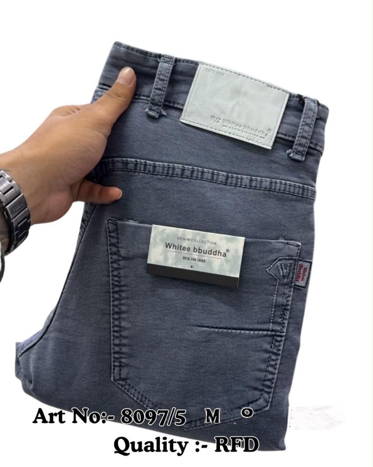 Whitee Budhha Men's RFD Jeans-8097/5 (28-36)