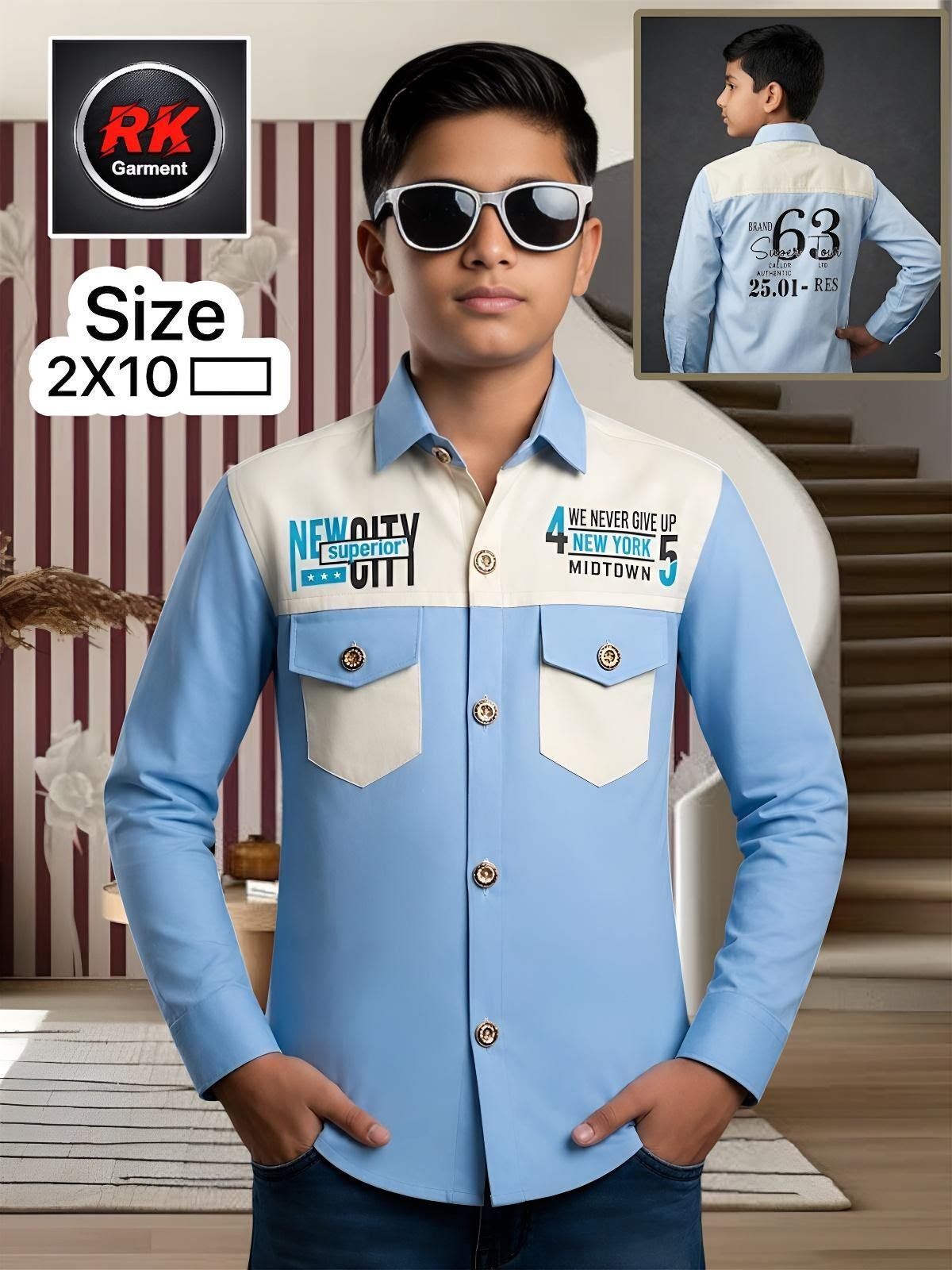 SG Fashion Kids Boys Shirts Set (2-10yrs)