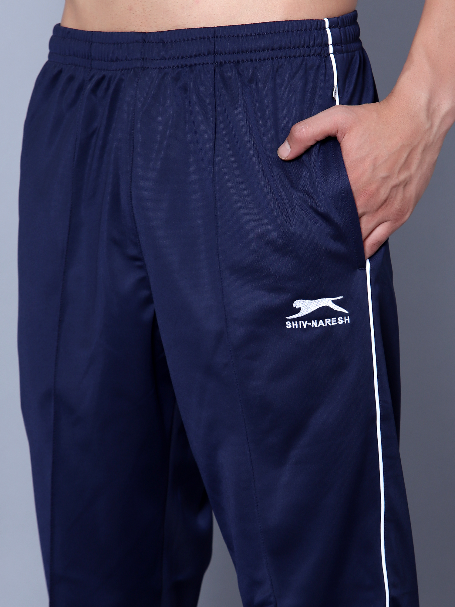 Men's Tracksuit  435A-TP-Navy/Red/White-S