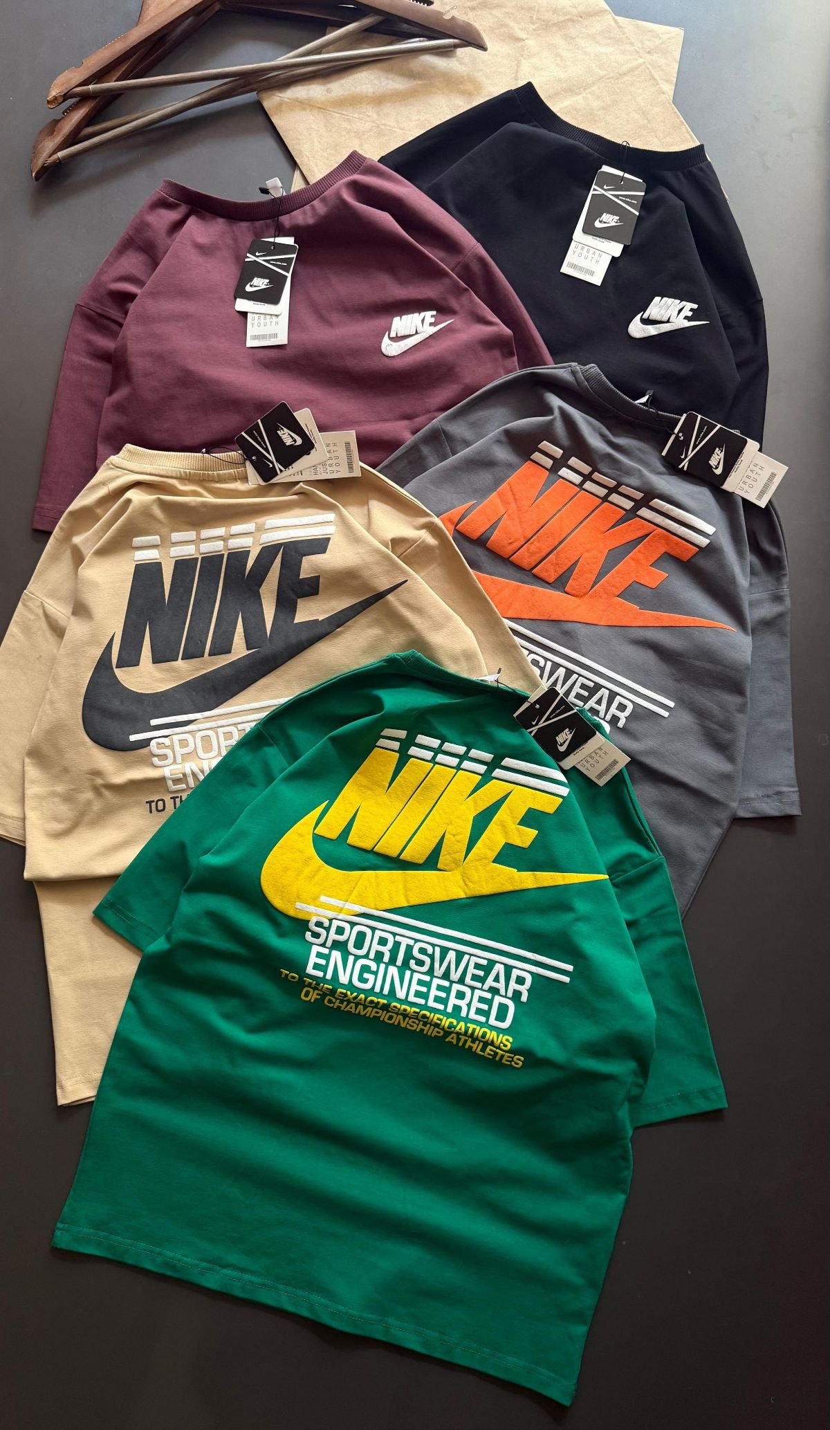 Cotton Lycra Drop Shoulder T-shirts Set