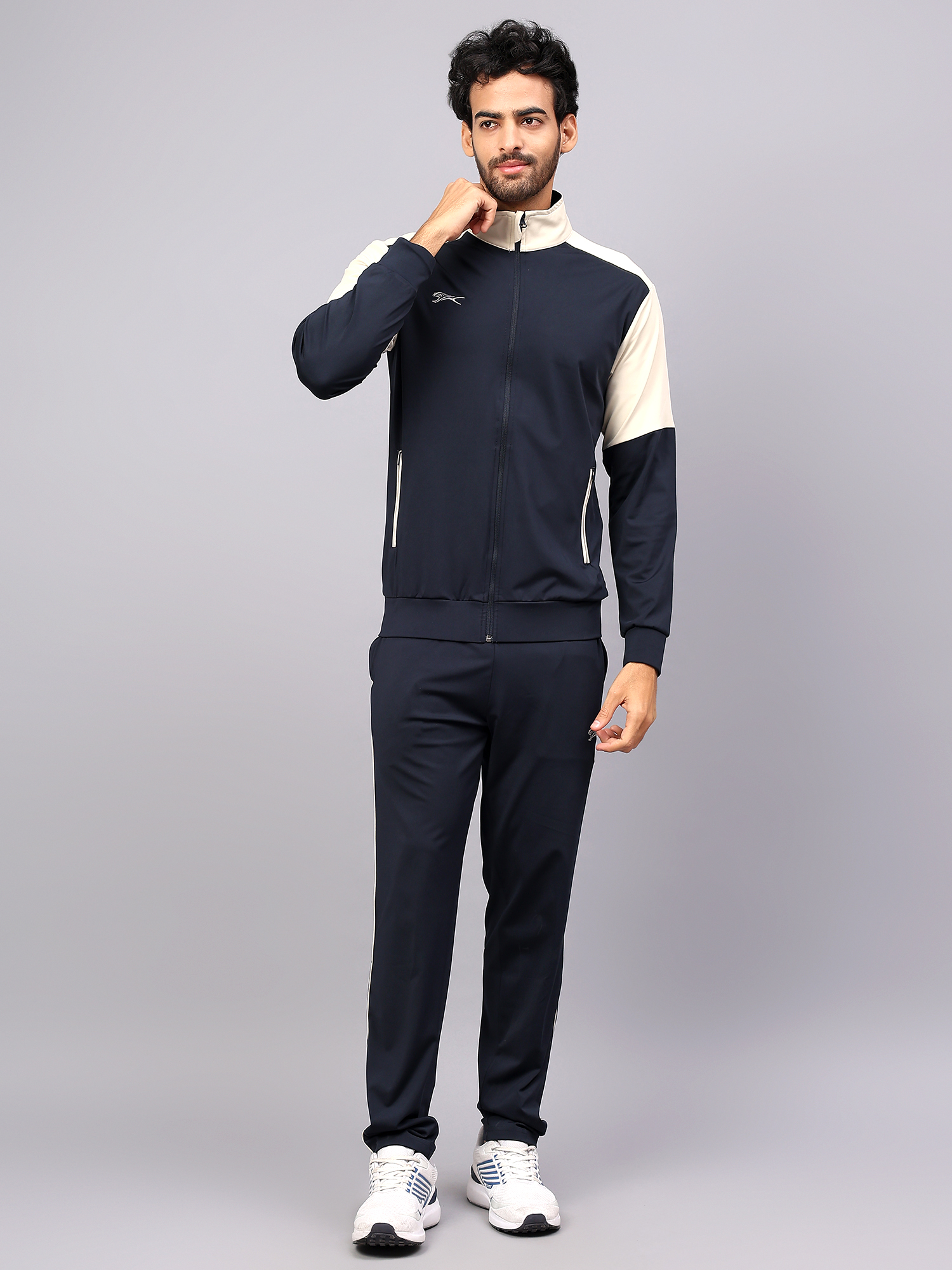 Men's Tracksuit  SNTSW111M-Navy/Summer Sand-XL