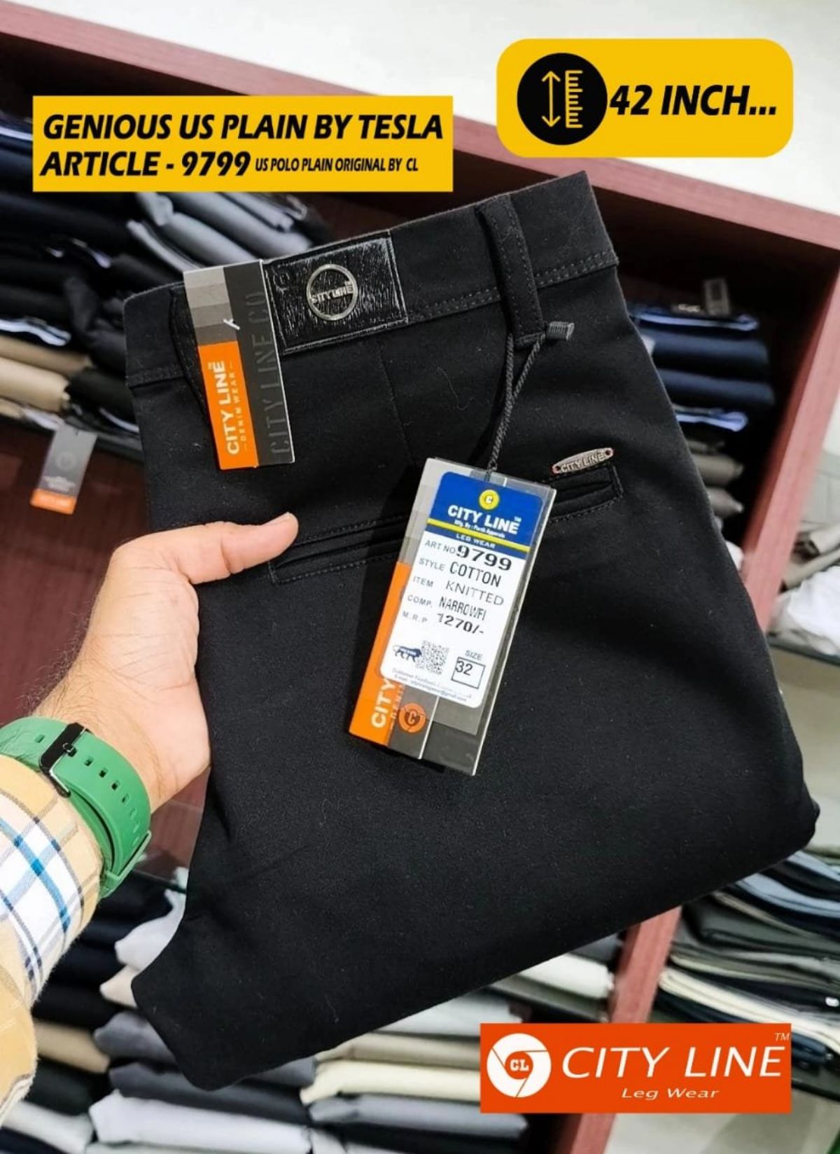 Men's Premium Formal Pants -9799