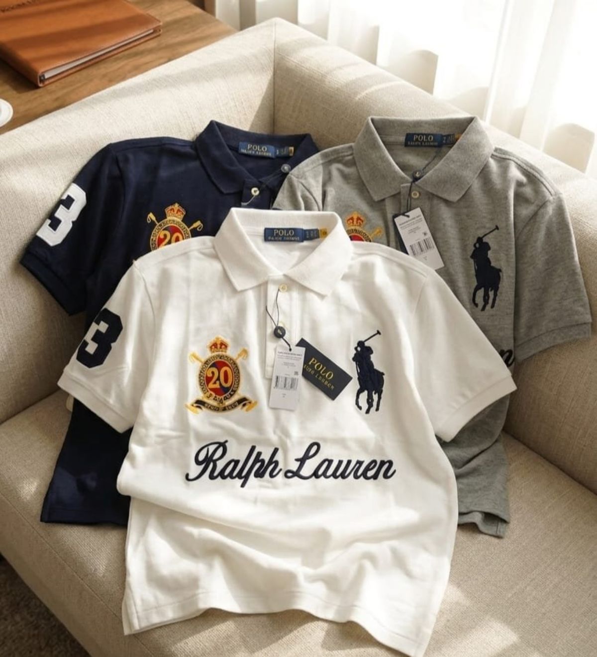 RALPH LAUREN MENS PREMIUM POLO M to 2XL