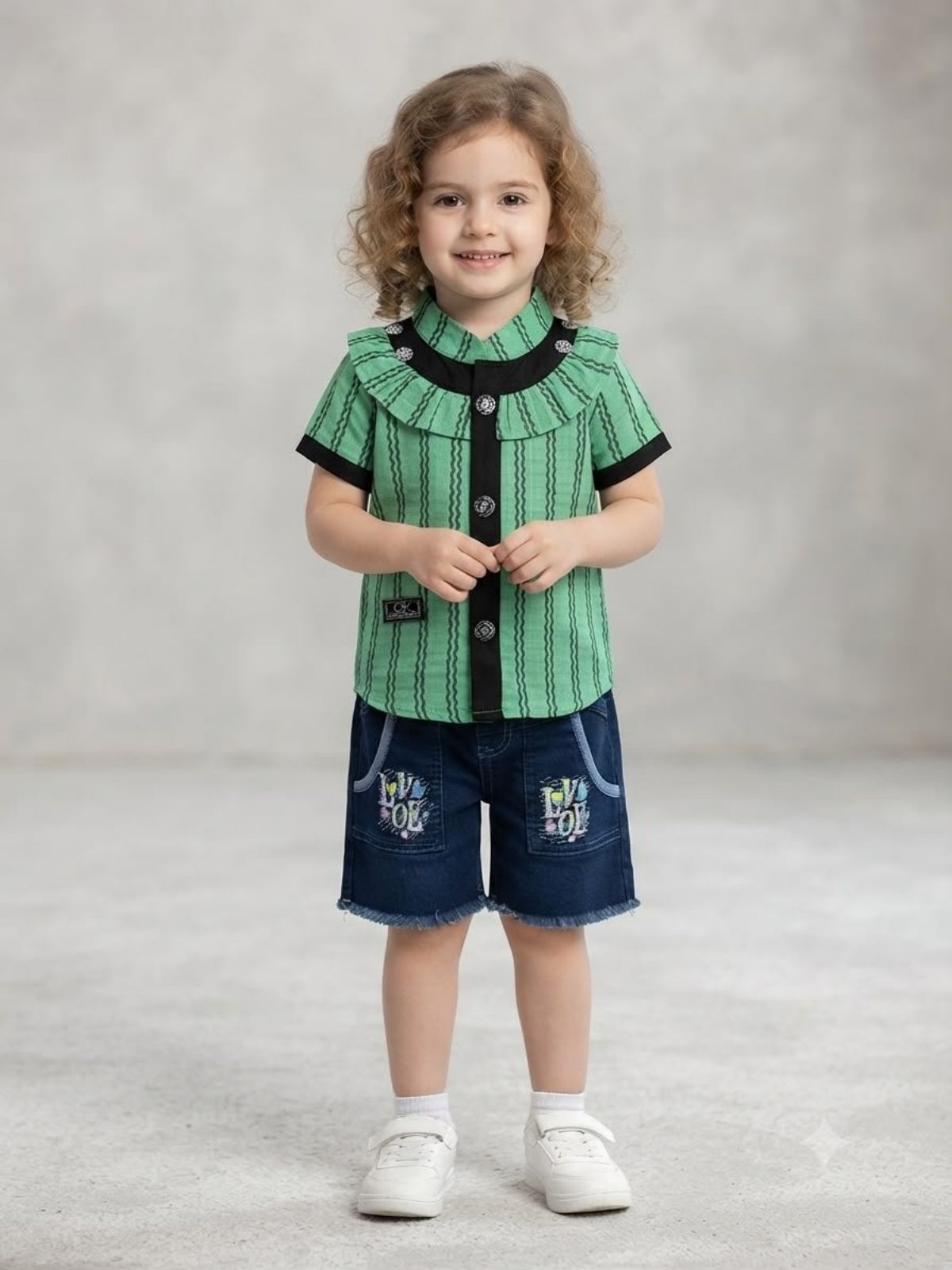 SG Fashion Kids girl top bottom Set