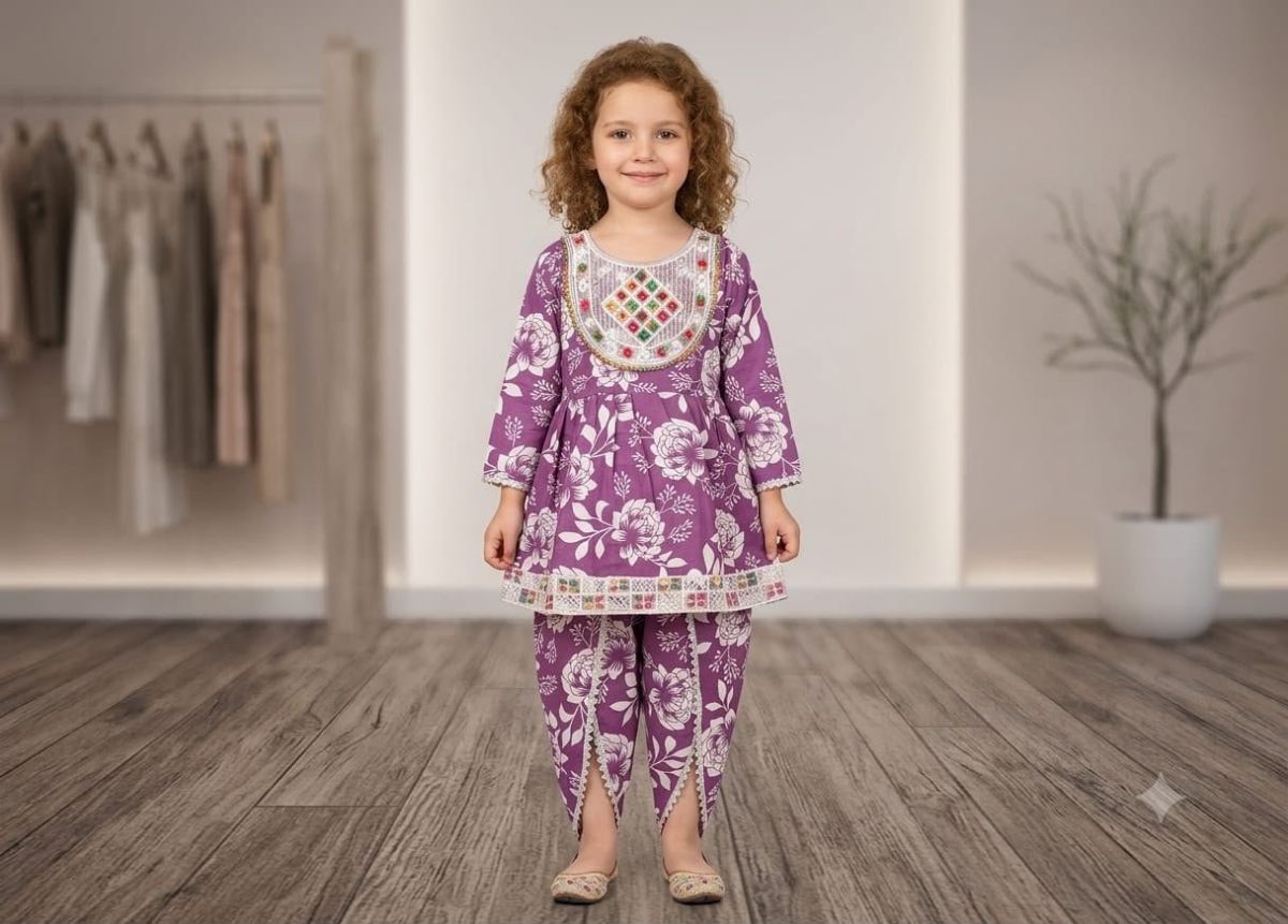 SG Fashion Kids girl top bottom Set