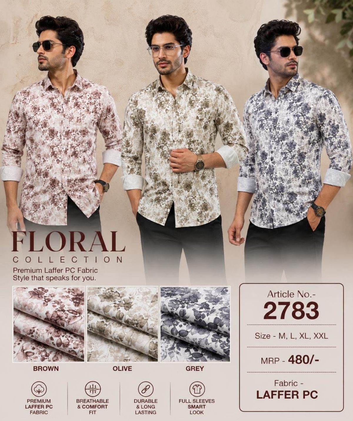 Never Down Men's Shirts -2783