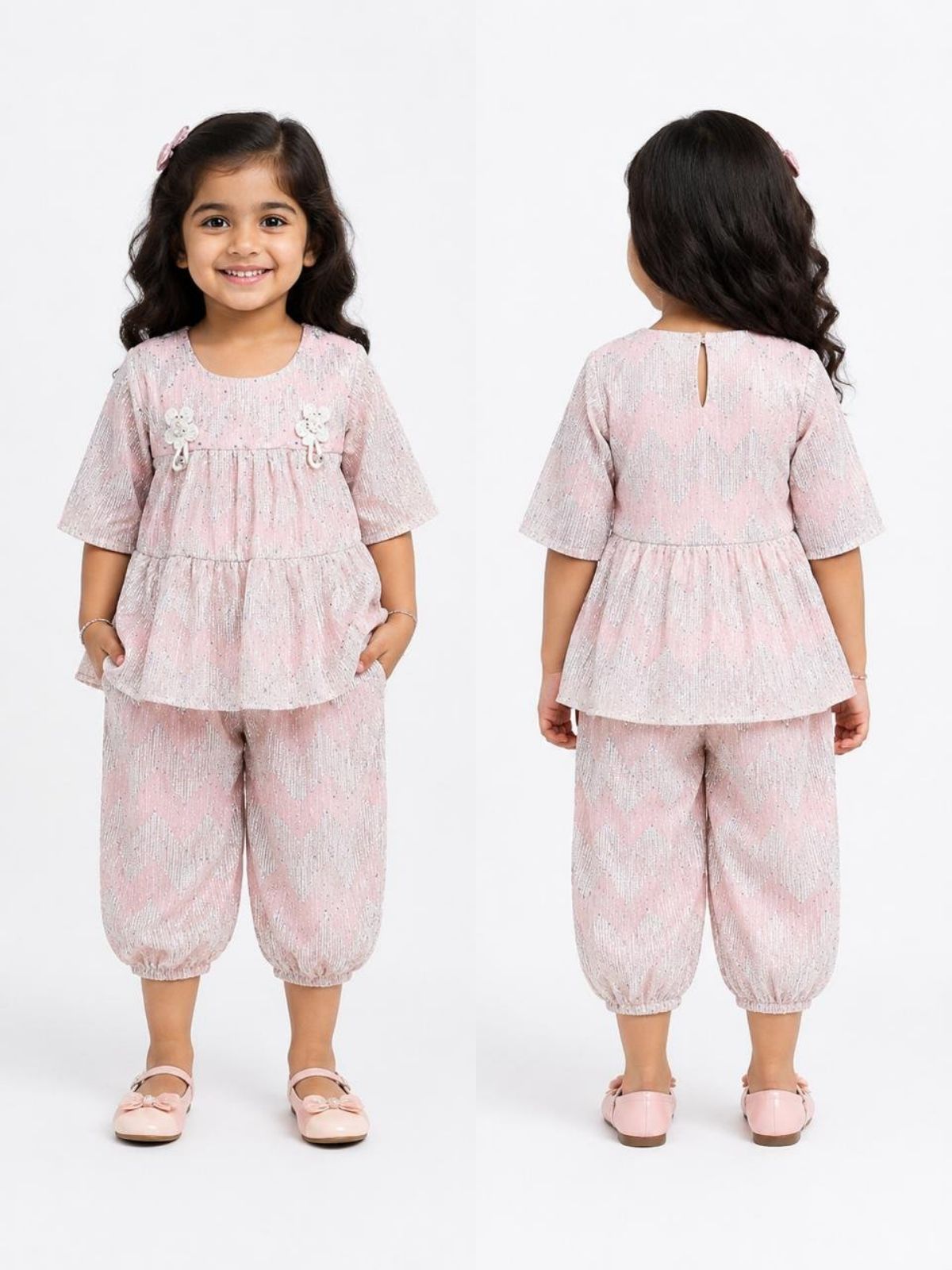 SG Fashion Kids Girls Top Bottom Set