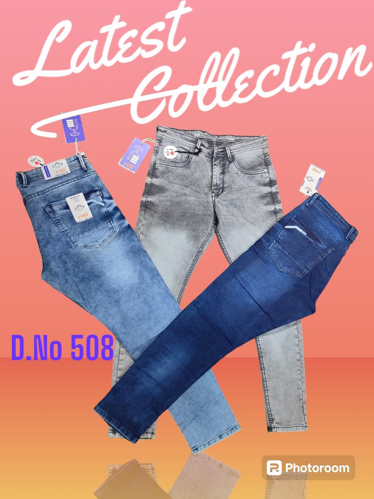 Rio Costa Men's Denim Knitted Ankle Fit Jeans-508