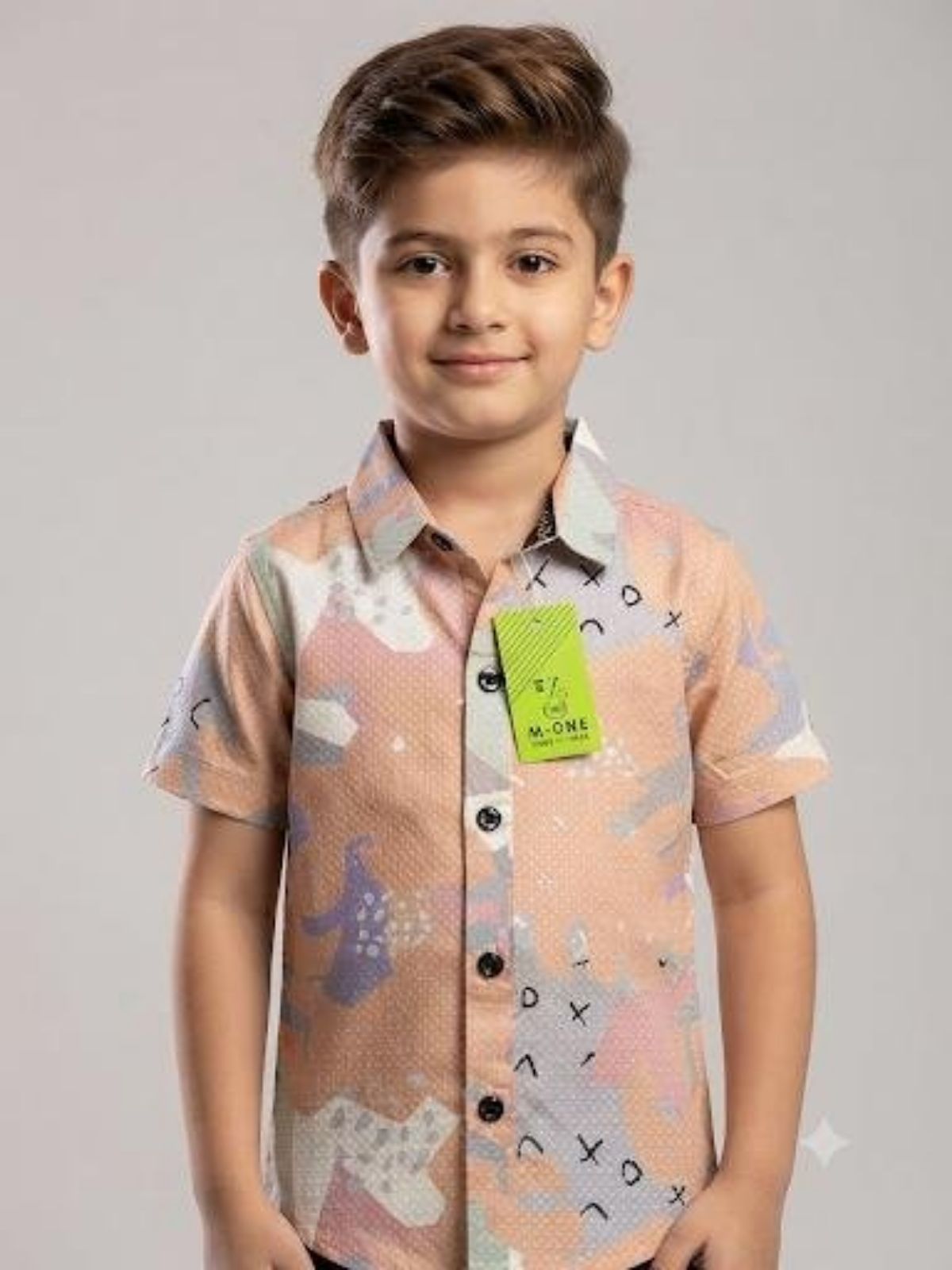 SG Fashion Kids Boys Shirts Set