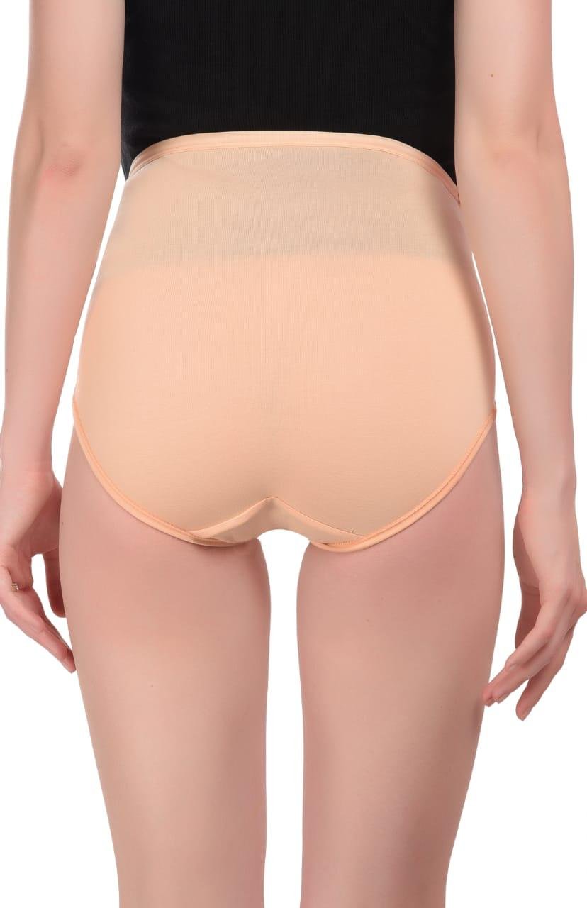 Teusy Woman High Waist Maternity Panty set-Peach