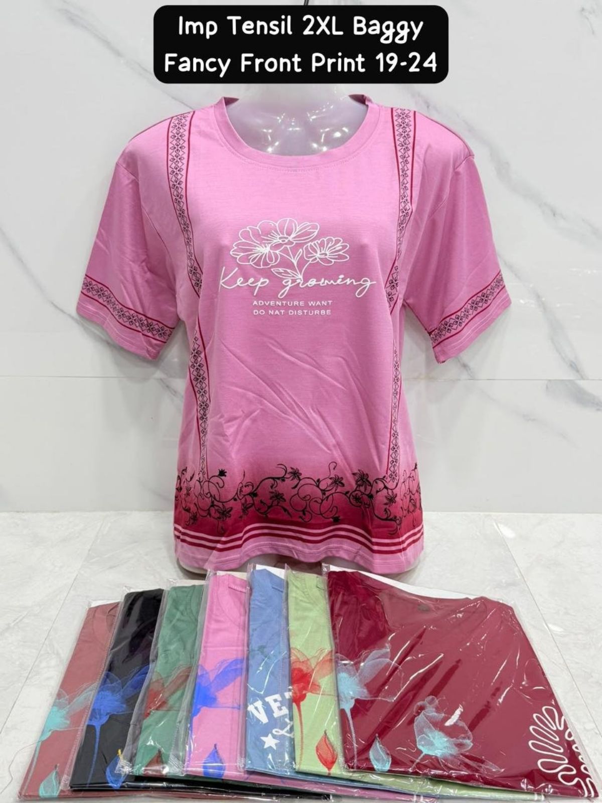 Women's IMP Tencil 2XL DTF Puff and Spray T-shirts
