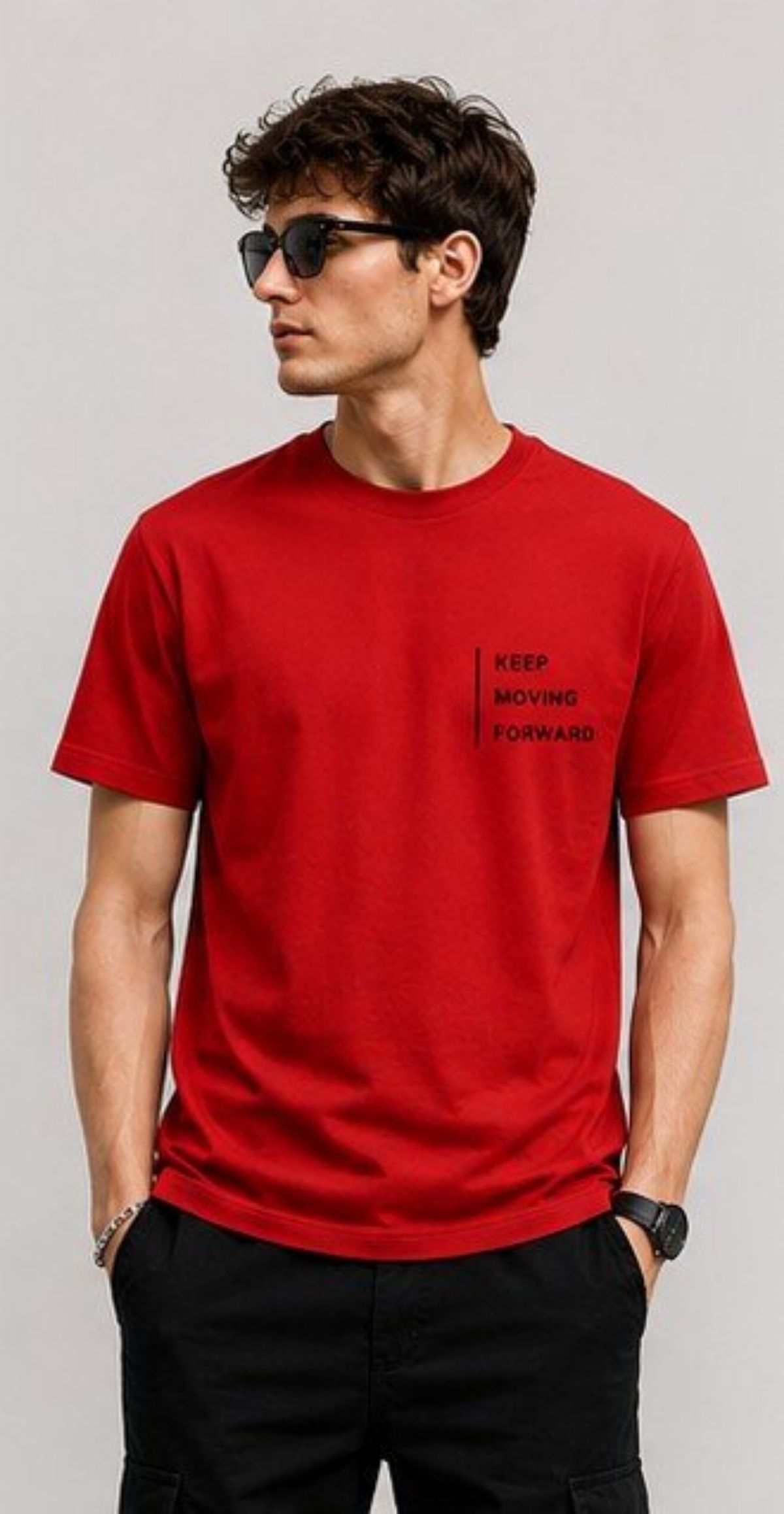 Cotton Blend Printed Unisex T-Shirts