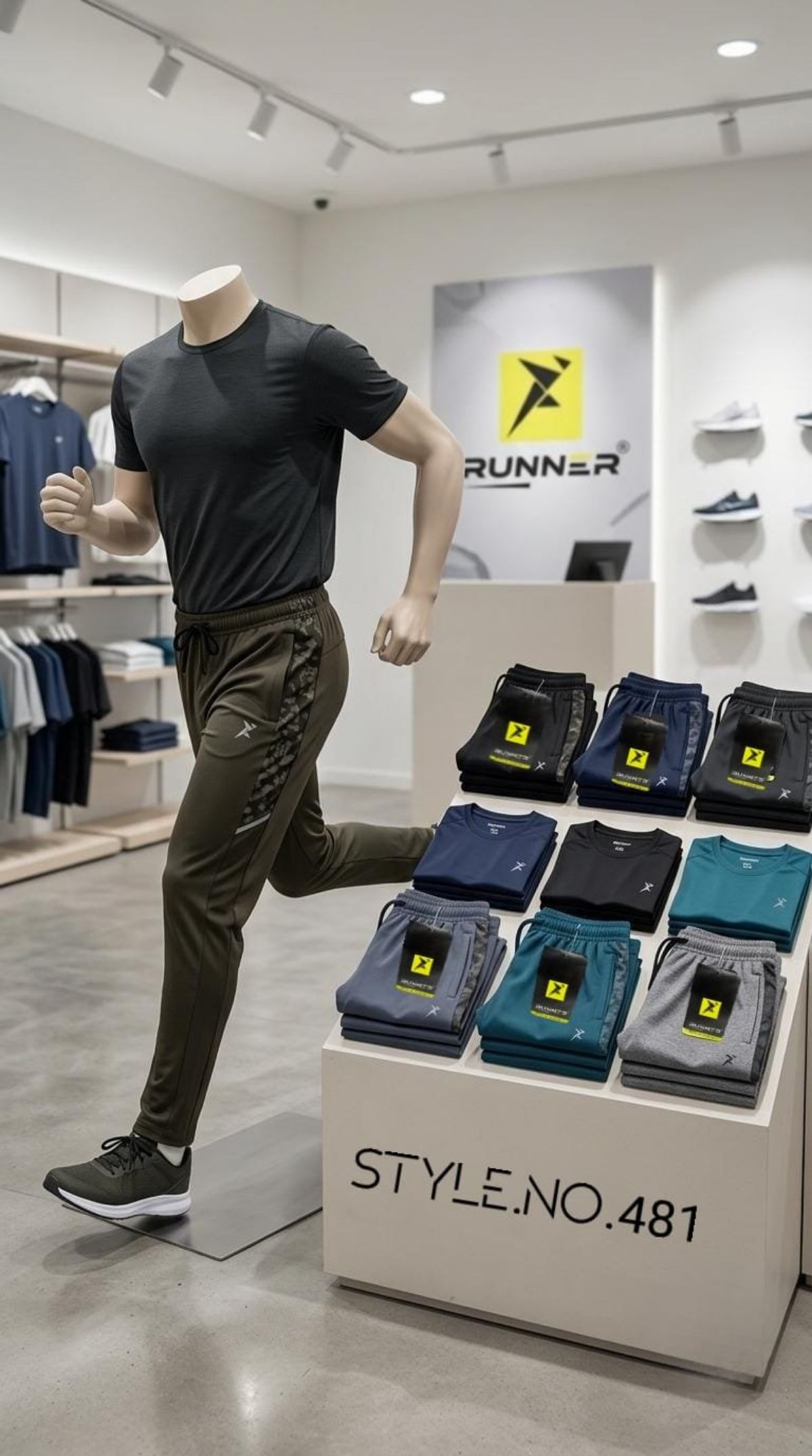RUNNER Men's Trackpants D No- 481