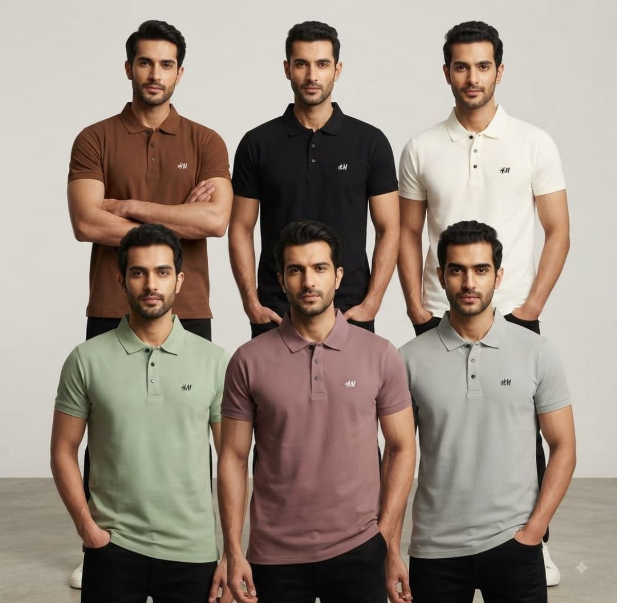 Polo Collared Neck T-shirts For Men's