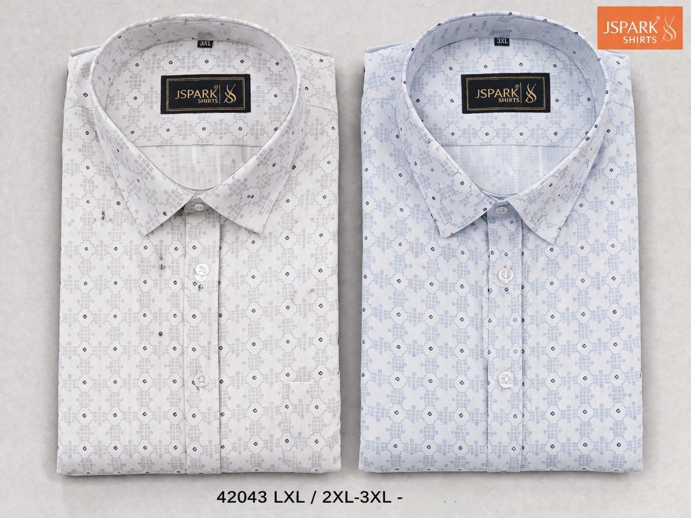 Jspark Shirts- 42043 (2XL-3XL)