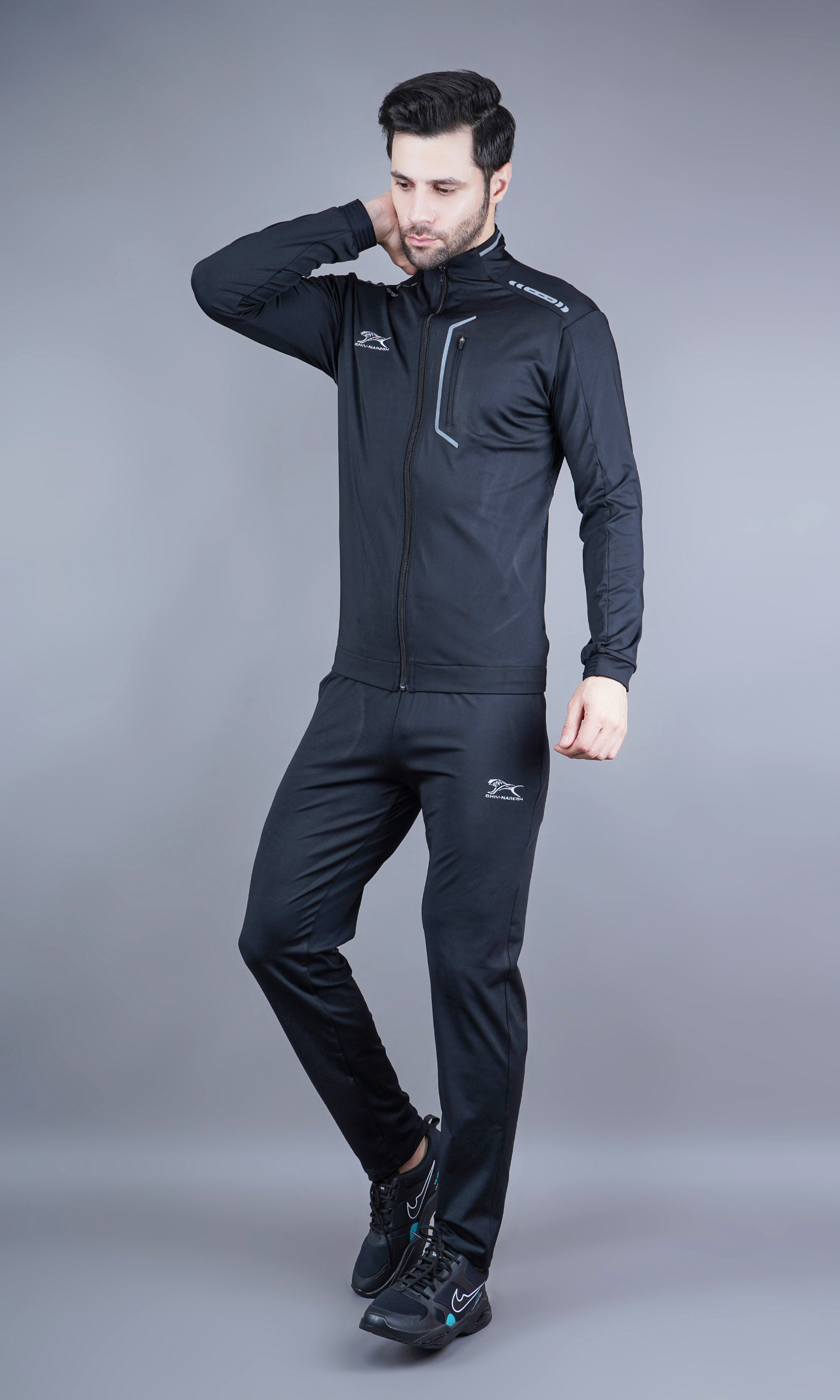 Men's Tracksuit  SNTSW110M-Black-M