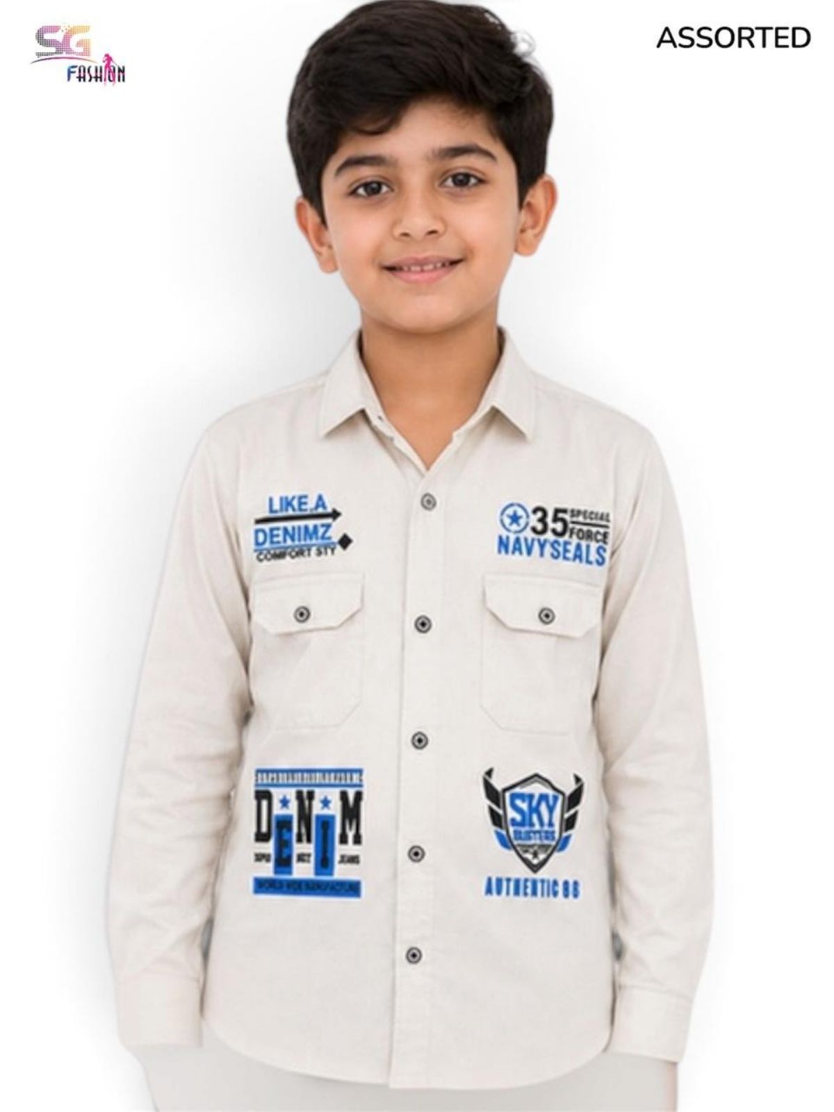 SG Fashion Kids Boys Shirts Set (2-10yrs)