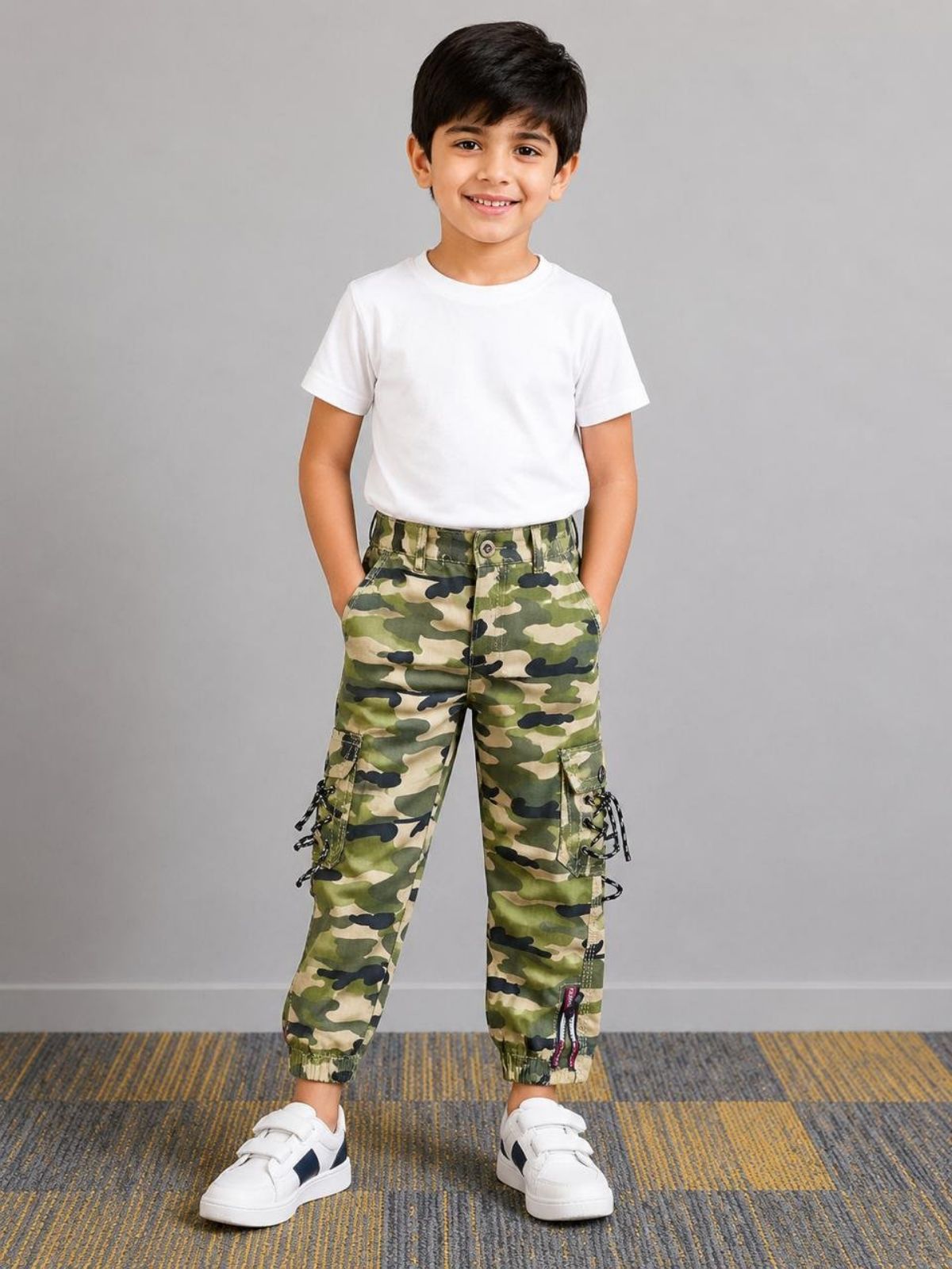 SG Fashion Kids Boys Cargo Pants Set (26-30)