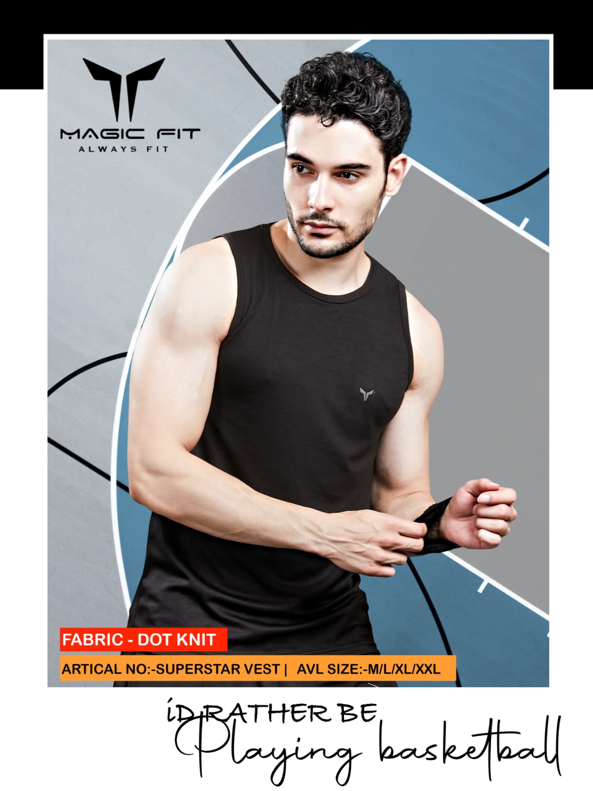 Mens Sleeveless Round Neck Tshirt