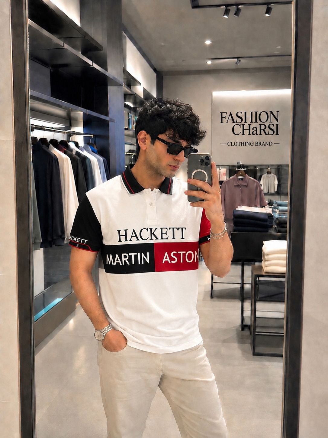COTTON MATTY LYCRA COLLAR TSHIRT FOR MEN