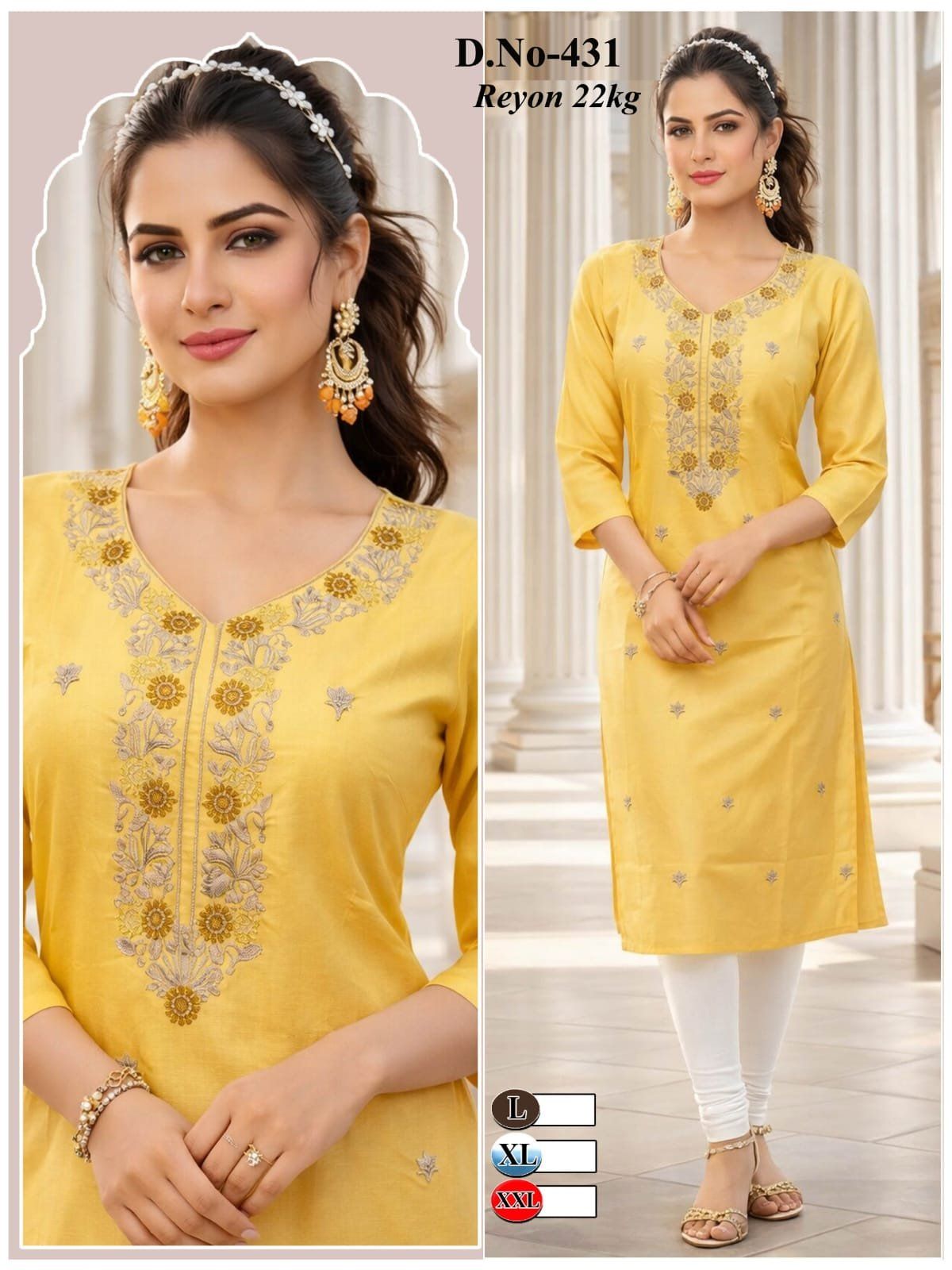 Women's Designer Kurti-431